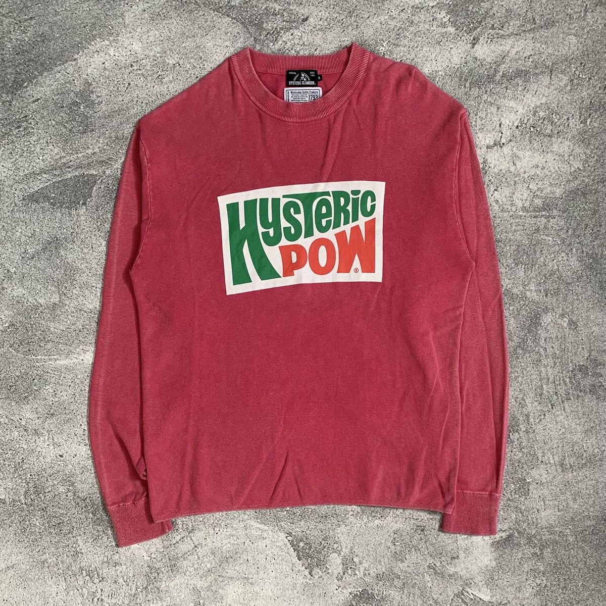 Hysteric Glamour × Japanese Brand × Vintage Hysteric Glamour POW Print Pullover Size US S / EU 44-46 / 1 - 1 Thumbnail
