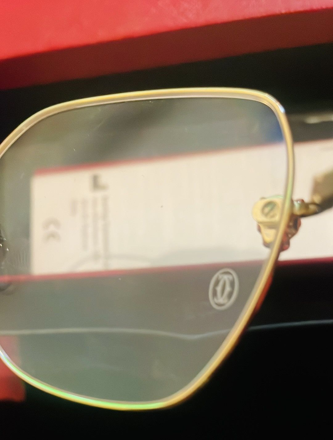 Cartier Cartier C Décor CT00920 Rimless Sunglasses - Gold Size ONE SIZE - 4 Thumbnail