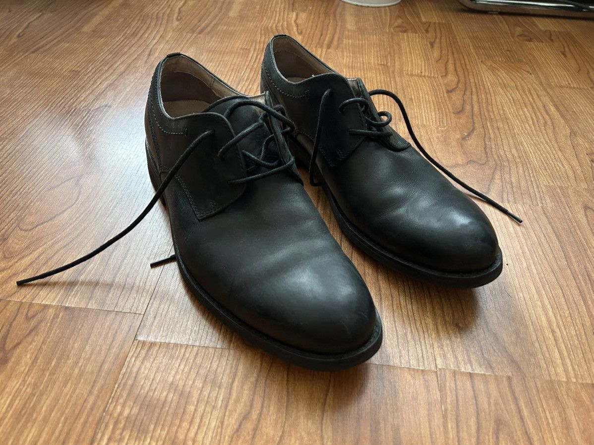 Clarks Clark’s Black Leather Oxfords Size US 10 / EU 43 - 1 Thumbnail