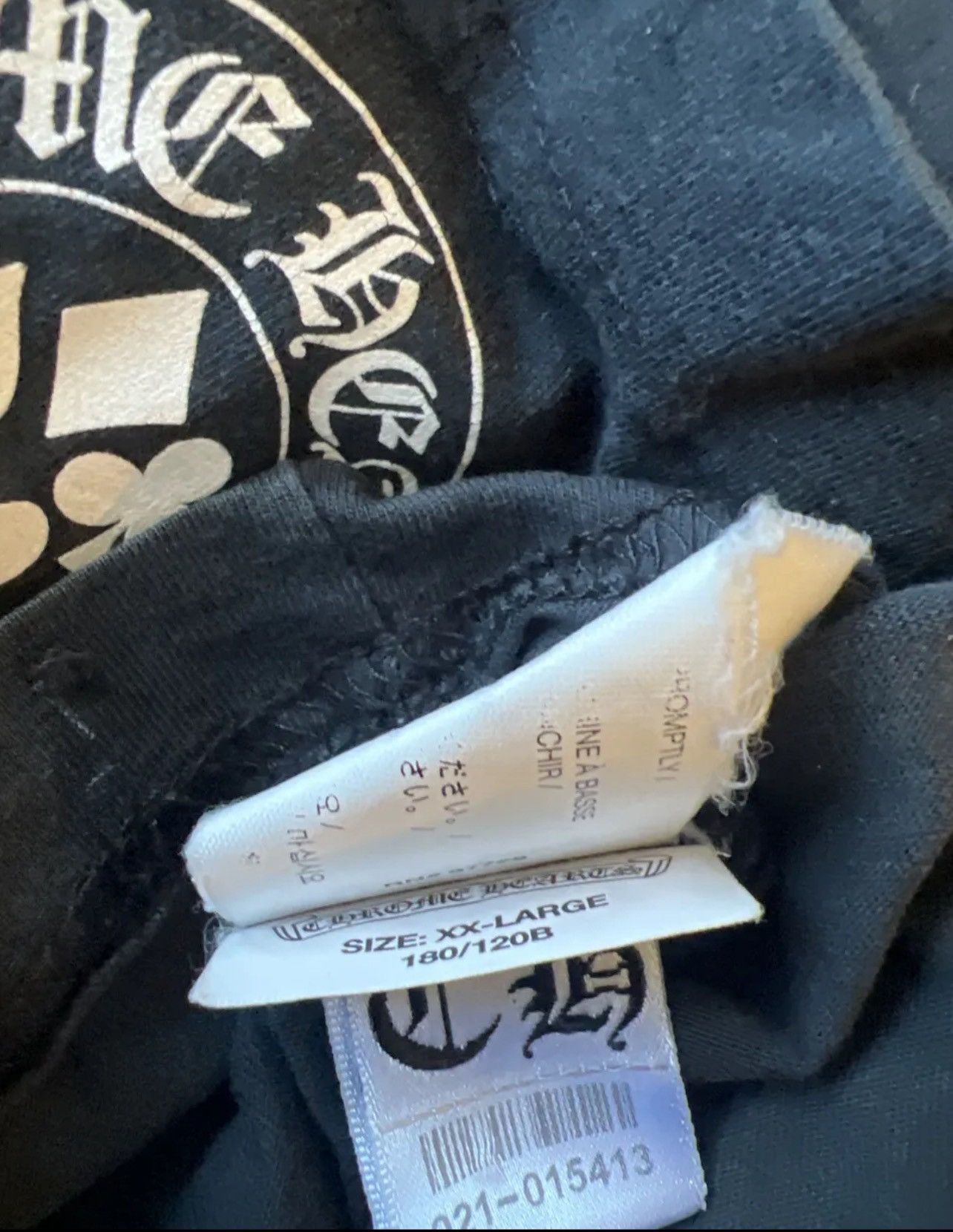 Chrome Hearts STEAL! 2010s Chrome Hearts Spine Triple Cross Tee (XL) Size US XL / EU 56 / 4 - 8 Thumbnail