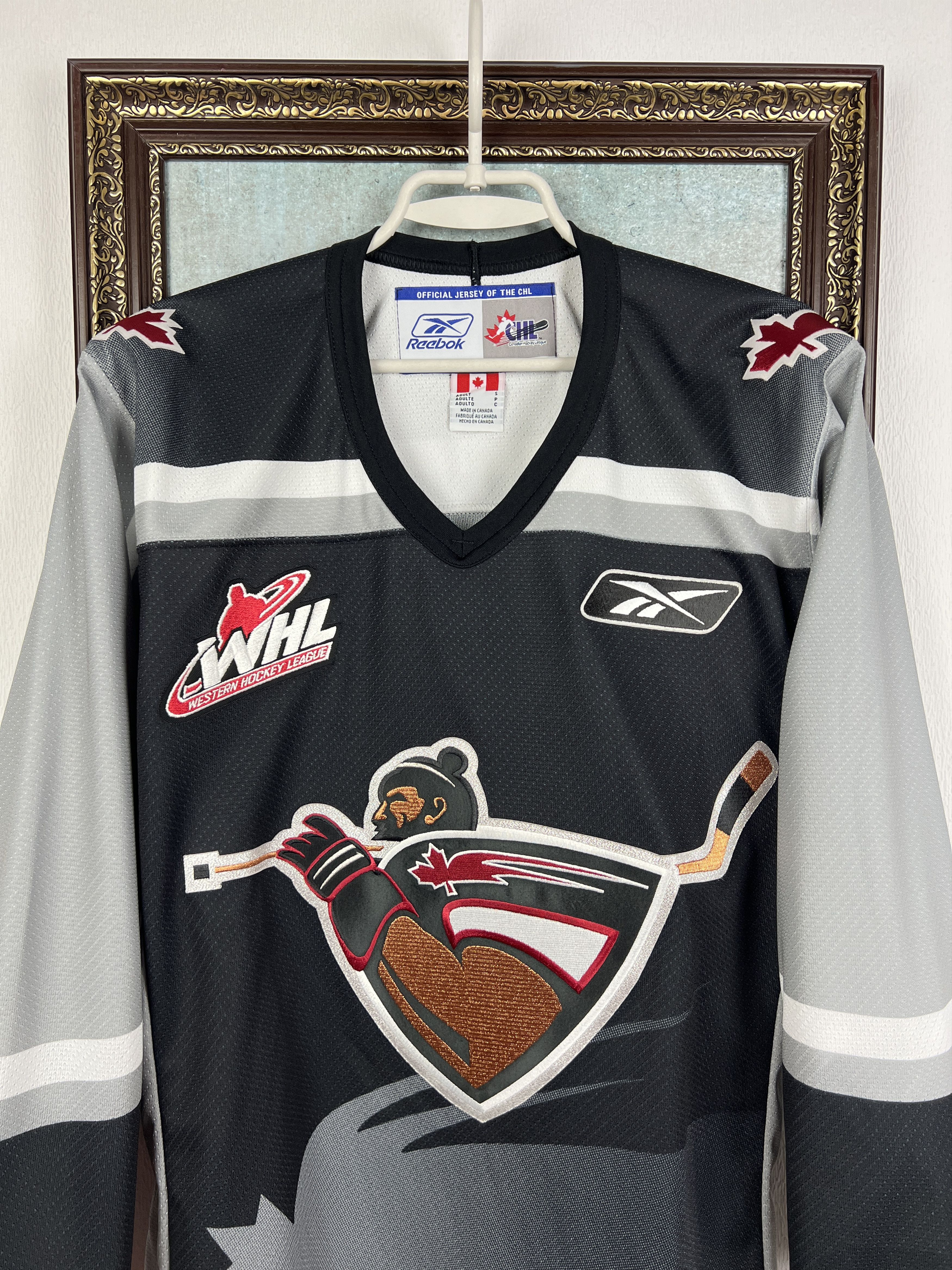 Reebok Vintage Vancouver Giants WHL Ice Hockey Jersey Trikot Shirt Size US S / EU 44-46 / 1 - 2 Thumbnail