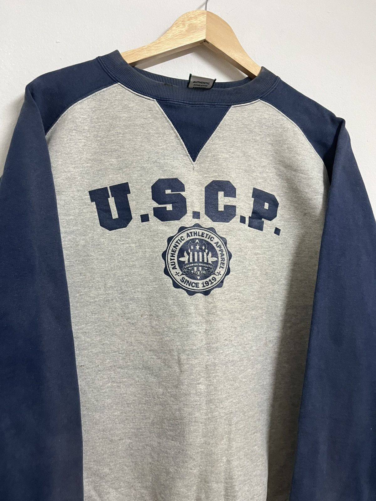 Beams Japan × Champion 💥Steal💥 Vintage CHAMPION by Jaspo USSP Pullover Sweatshirts Size US L / EU 52-54 / 3 - 5 Thumbnail