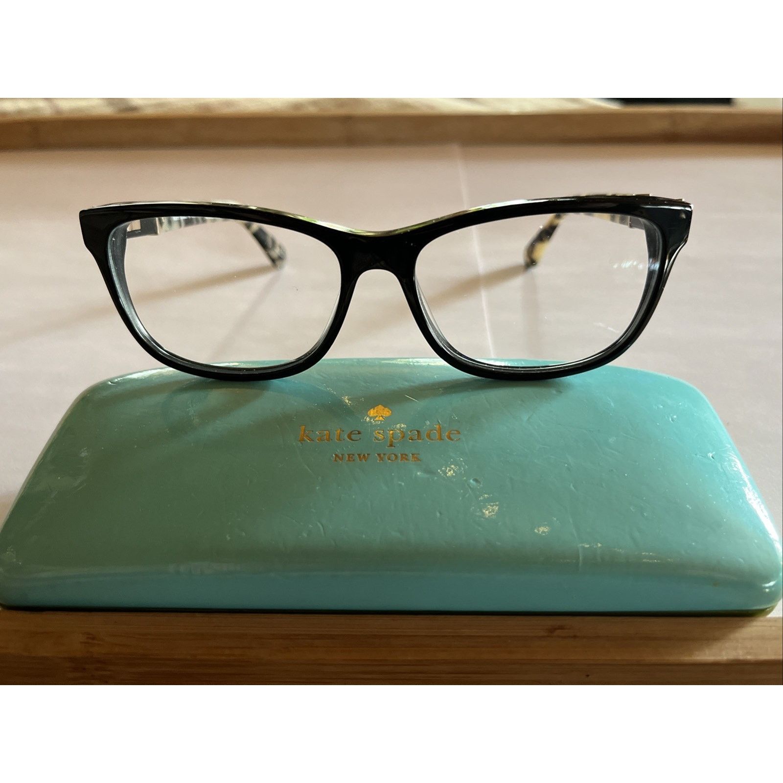 Kate Spade Kate Spade Eyeglass Frame MYRNA 807 53-15-140 Black Tortoise Size ONE SIZE - 1 Thumbnail