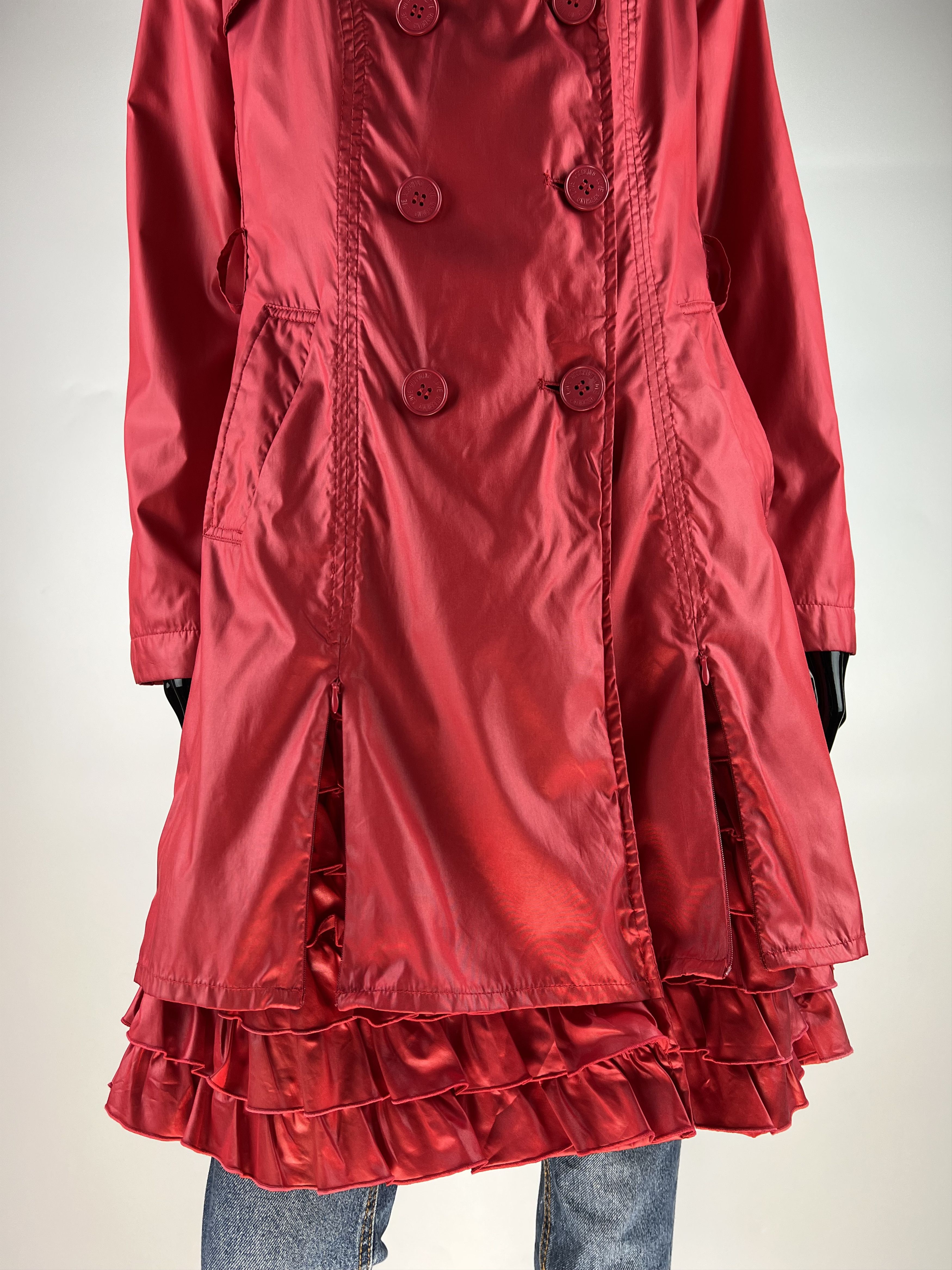 Love Moschino × Moschino Love Moschino Trench Coat Red Size IT40 US4 Size S / US 4 / IT 40 - 4 Thumbnail