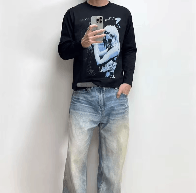 24 90s Harajuku y2k Vintage LongSleeve