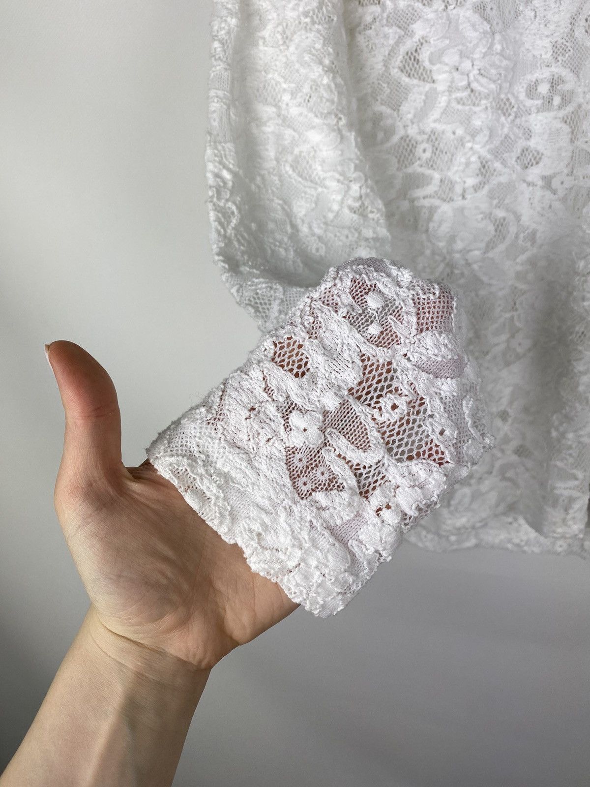 Comme des Garcons BNWT! Junya Watanabe Comme Des Garçons lace tunic blouse Size S / US 4 / IT 40 - 9 Thumbnail