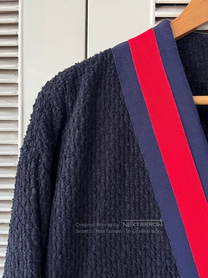 Gucci Gucci Black, red and blue striped cardigan coat Size XS / US 0-2 / IT 36-38 - 4 Thumbnail