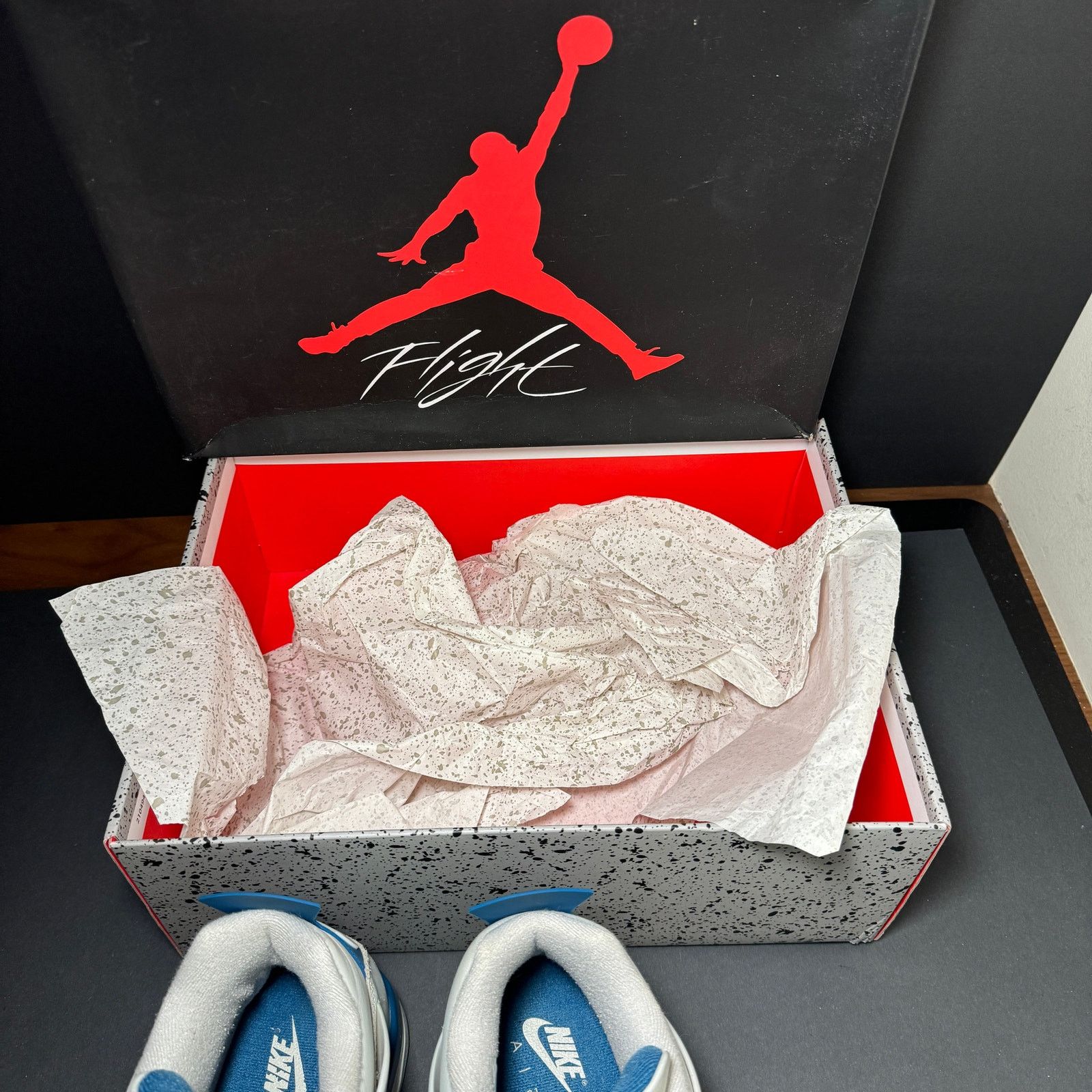 Jordan Brand × Nike Size 9.5 - Air Jordan 4 Retro Military Blue 2024 Men's Shoes Size US 9.5 / EU 42-43 - 11 Thumbnail