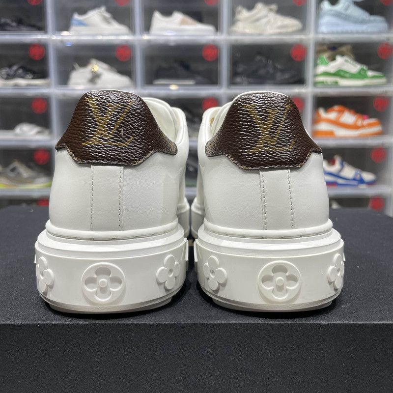 Louis Vuitton Louis Vuitton Time Out White Fashion Sneakers -2505 Size US 7 / IT 37 - 1 Thumbnail