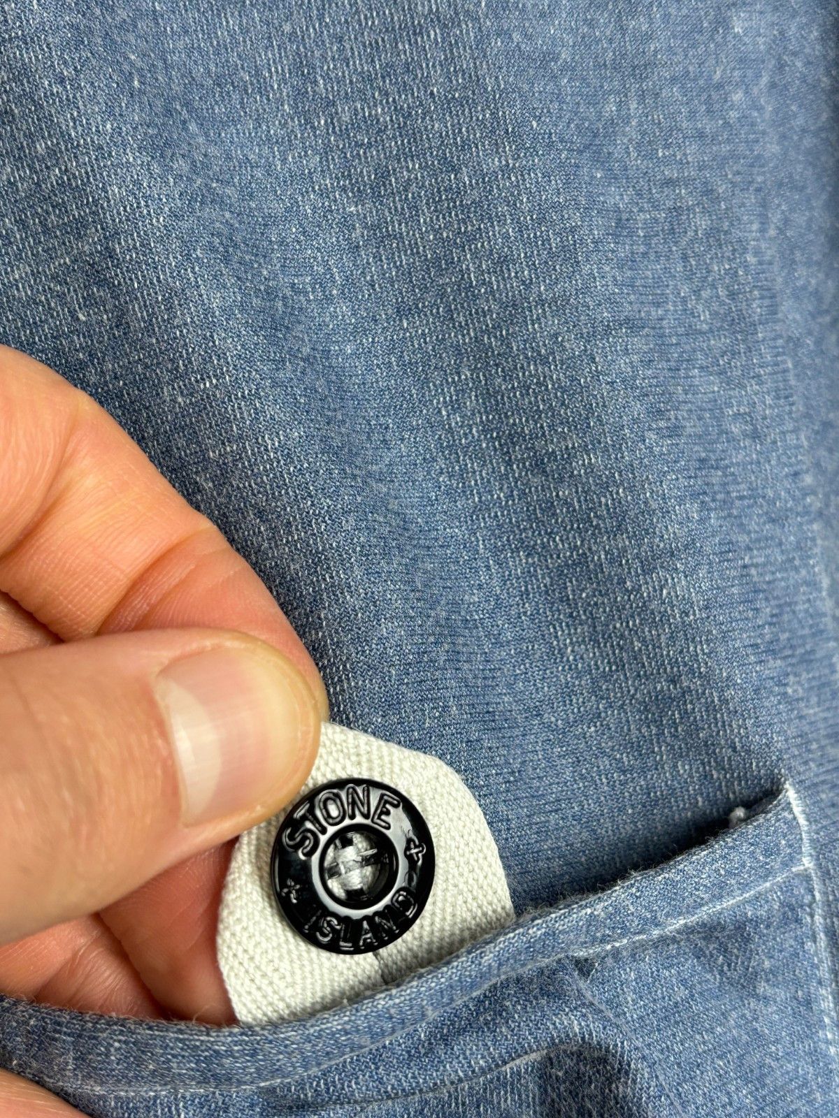 Stone Island Vintage Stone Island Polo T-shirt Pocket Size S Size US S / EU 44-46 / 1 - 8 Thumbnail