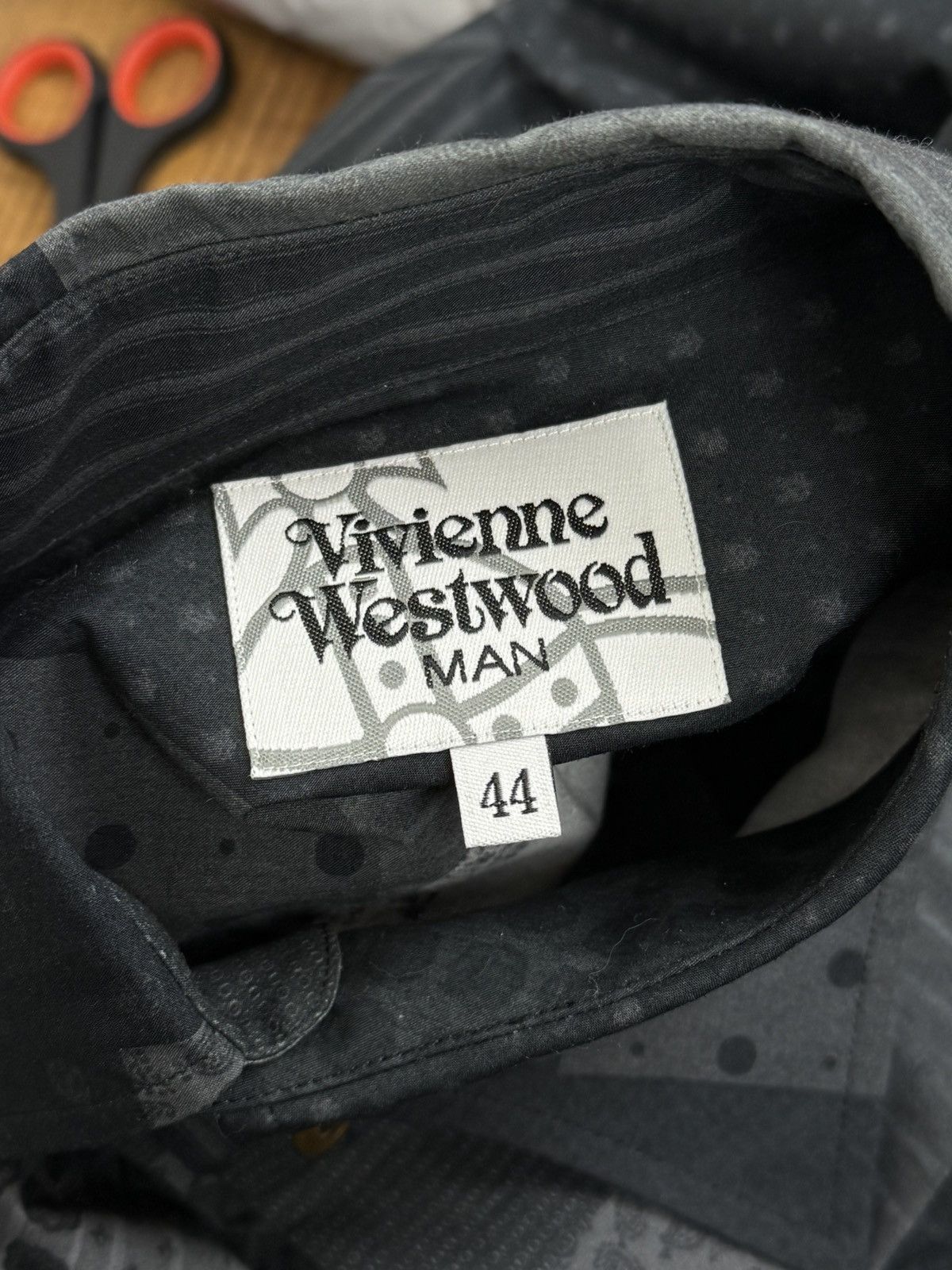 Vivienne Westwood Vivienne Westwood Man Assymetric Collar Patchwork Shirt 44 Size US S / EU 44-46 / 1 - 8 Thumbnail