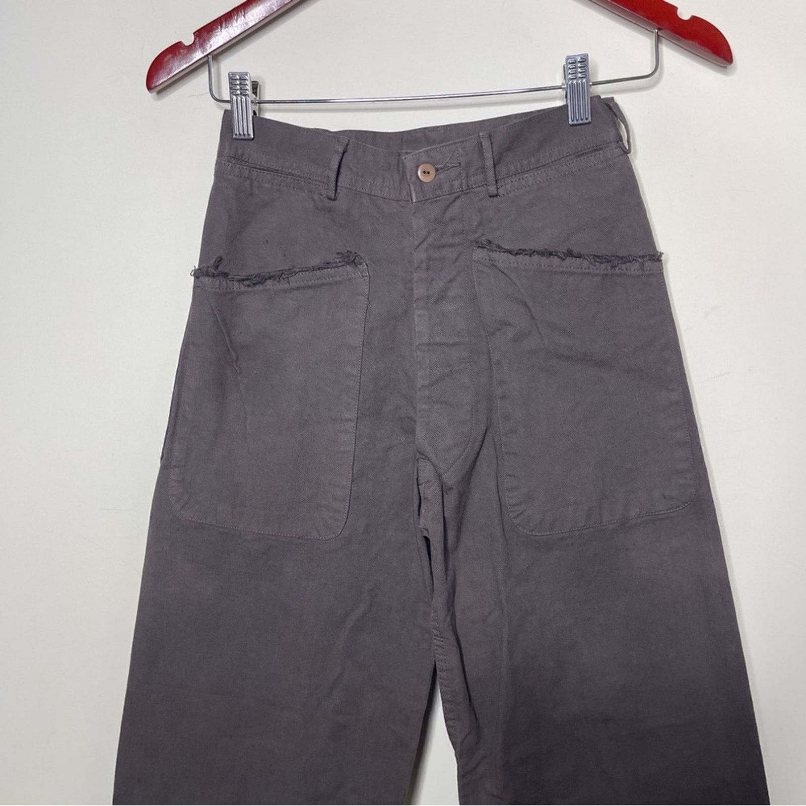 Other As Ever NYC Brancusi Pant chocolate high rise flare leg 24 Size 25" / US 0 / IT 36 - 3 Thumbnail