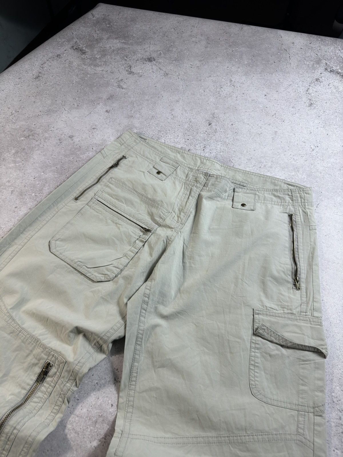 Hysteric Glamour × Japanese Brand × Junya Watanabe Vintage Japanese Zip Baggy Balenci Style Pants Pants Size US 30 / EU 46 - 3 Thumbnail