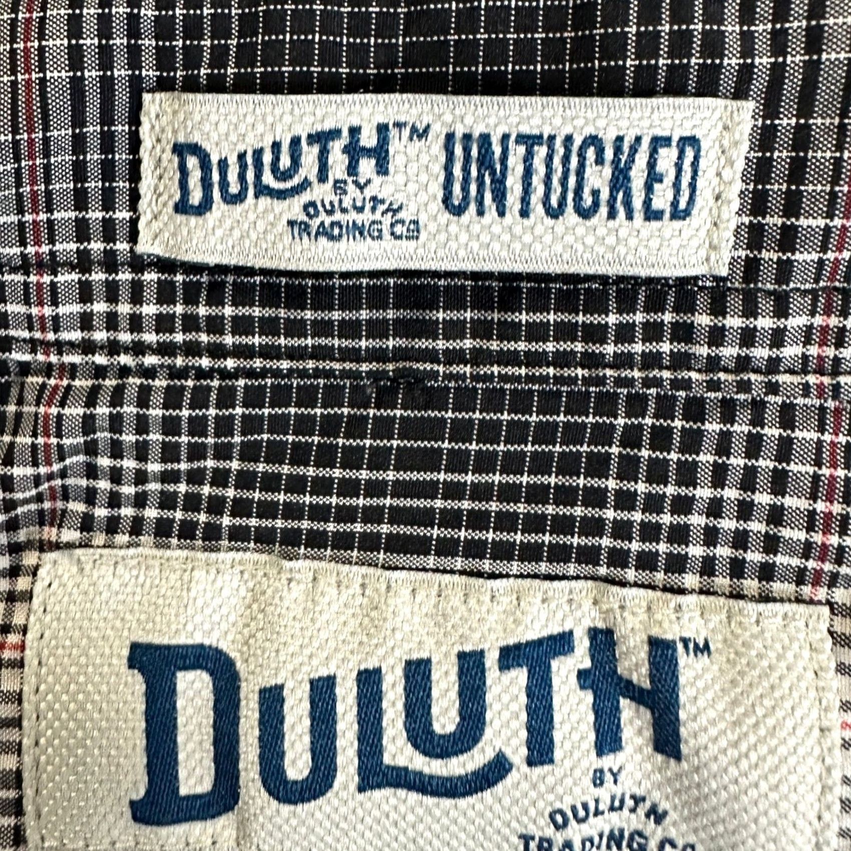 Duluth Trading Company Duluth Trading Co. Untucked Mens Convertible Shirt XL Blue Flap Pocket Size US XL / EU 56 / 4 - 5 Thumbnail