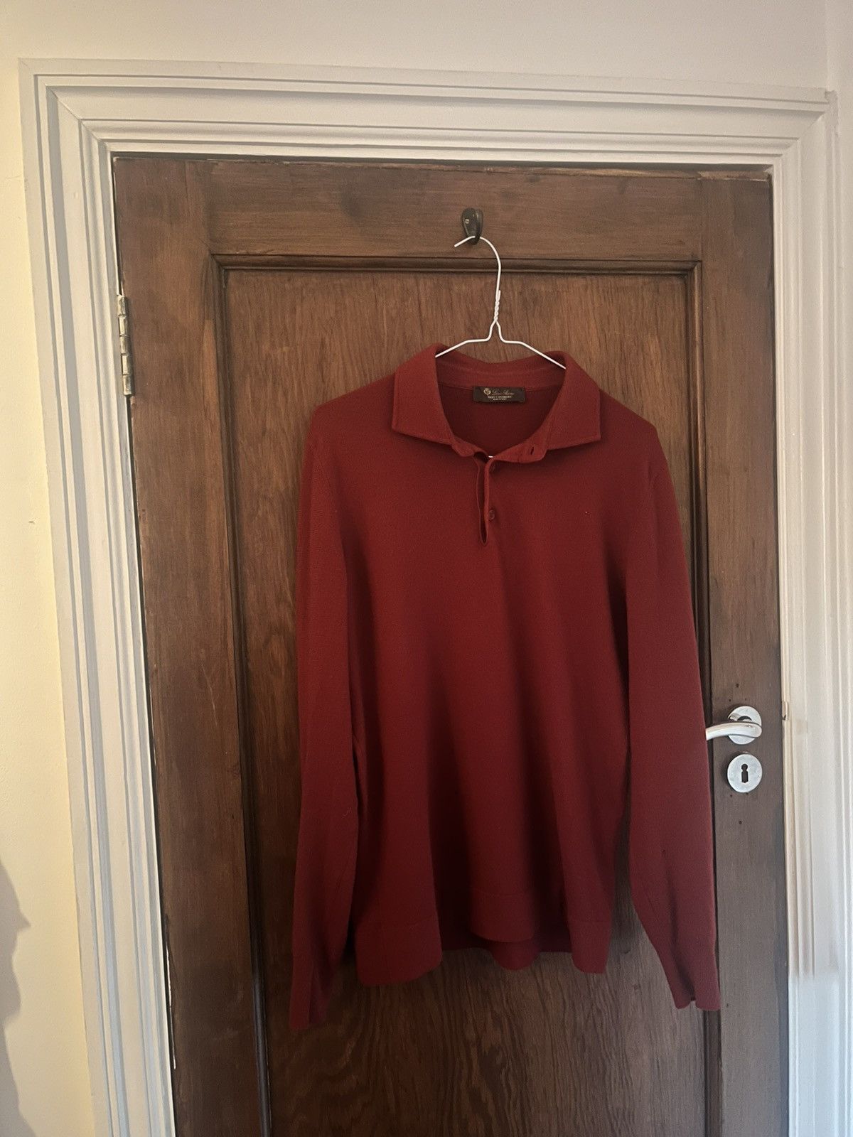 Loro Piana Loro Piana Red Baby cashmere polo knit size 48 Size US M / EU 48-50 / 2 - 1 Thumbnail