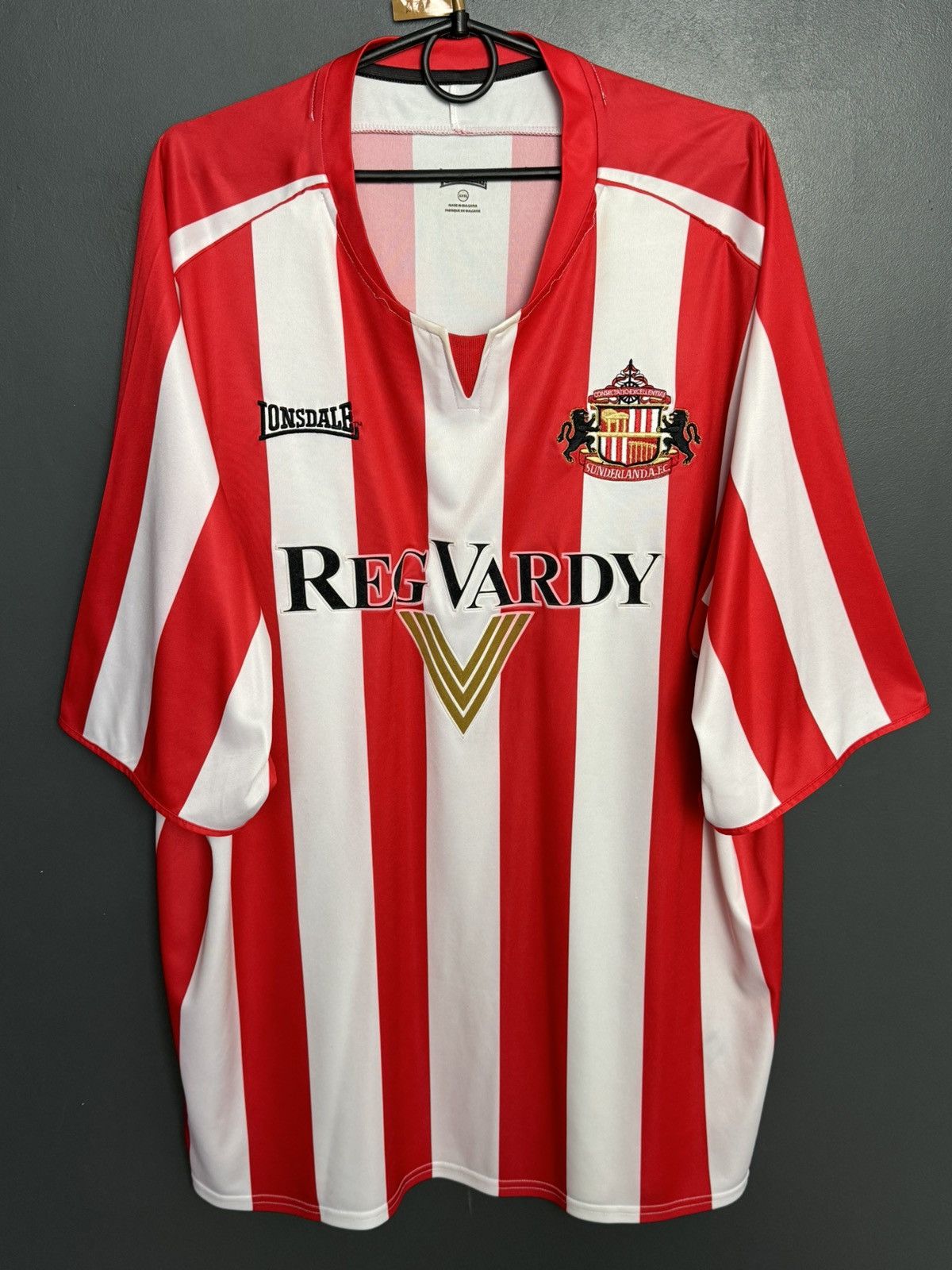 Lonsdale XXXL Sunderland 05/07 Home Football Jersey Size US XXL / EU 58 / 5 - 1 Thumbnail