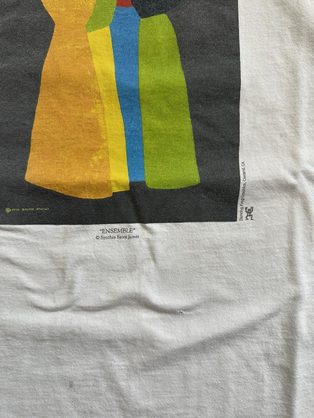 Vintage Vintage 90s “Ensemble” Synthia Saint James Art Shirt Size US XL / EU 56 / 4 - 2 Thumbnail