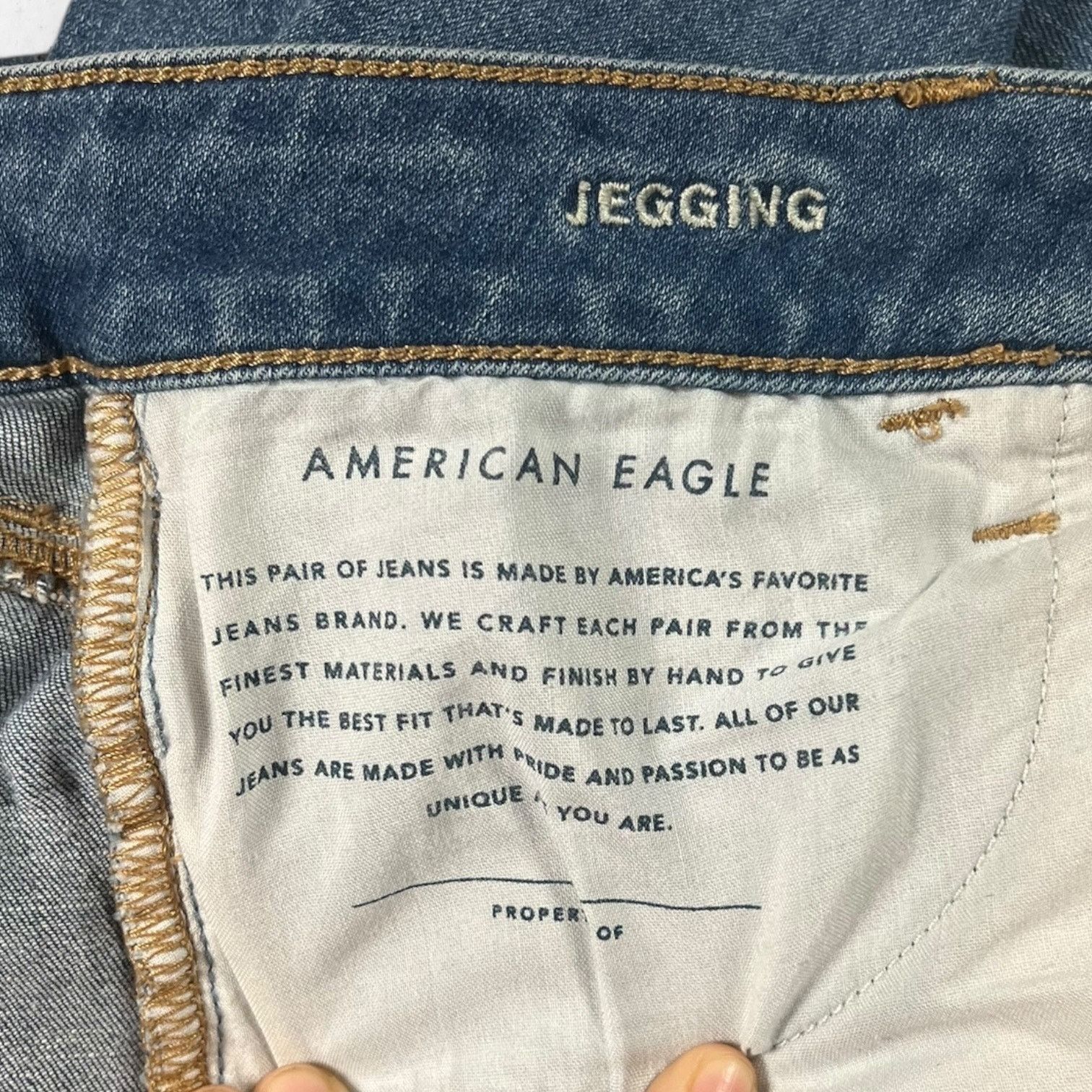 American Eagle Outfitters American Eagle Jegging Women's 6 Long Next Level Stretch Size 28" / US 6 / IT 42 - 6 Thumbnail