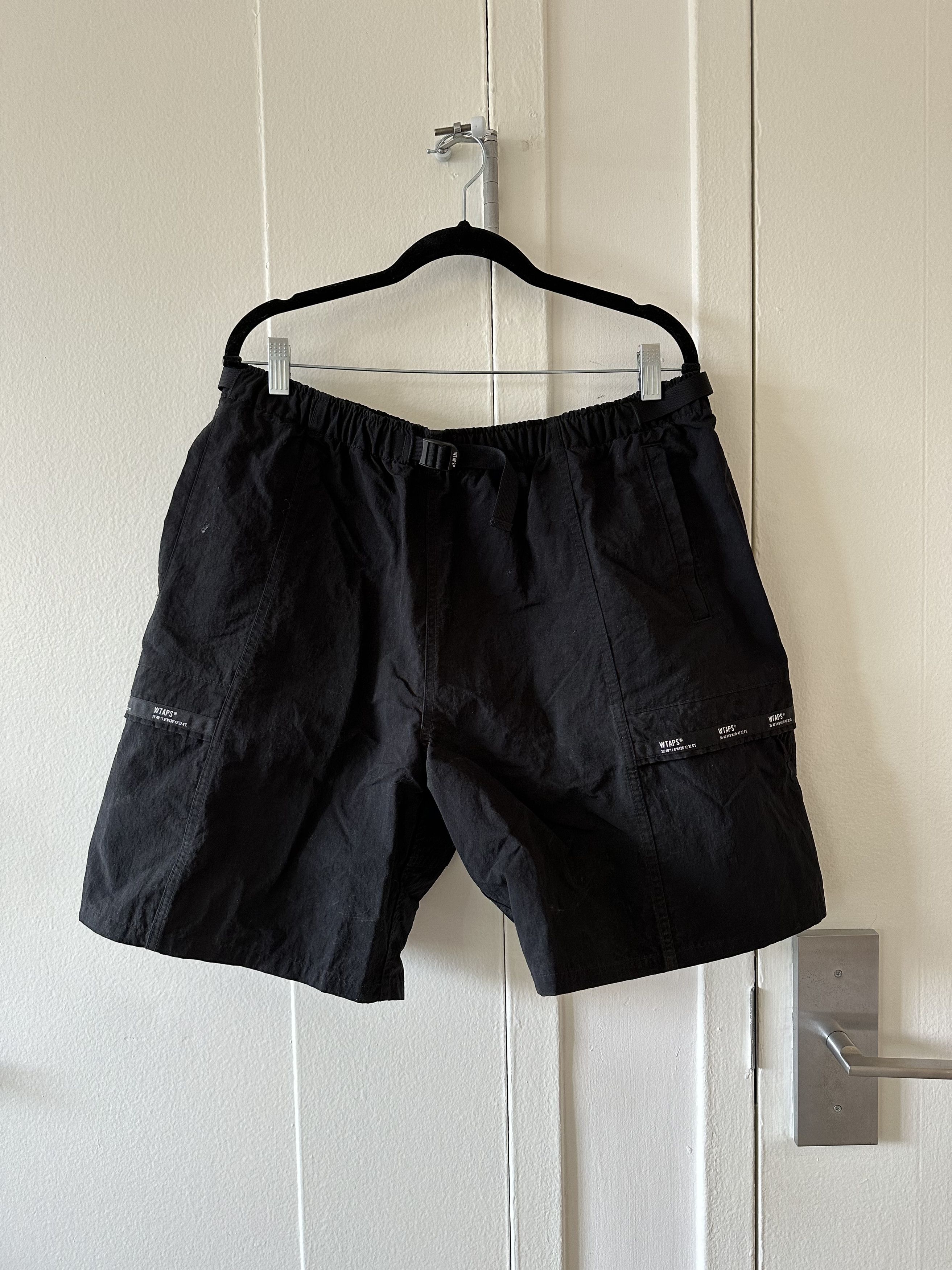 Wtaps Wtaps Academy Nylon Taffeta Olive Drab Shorts | Grailed