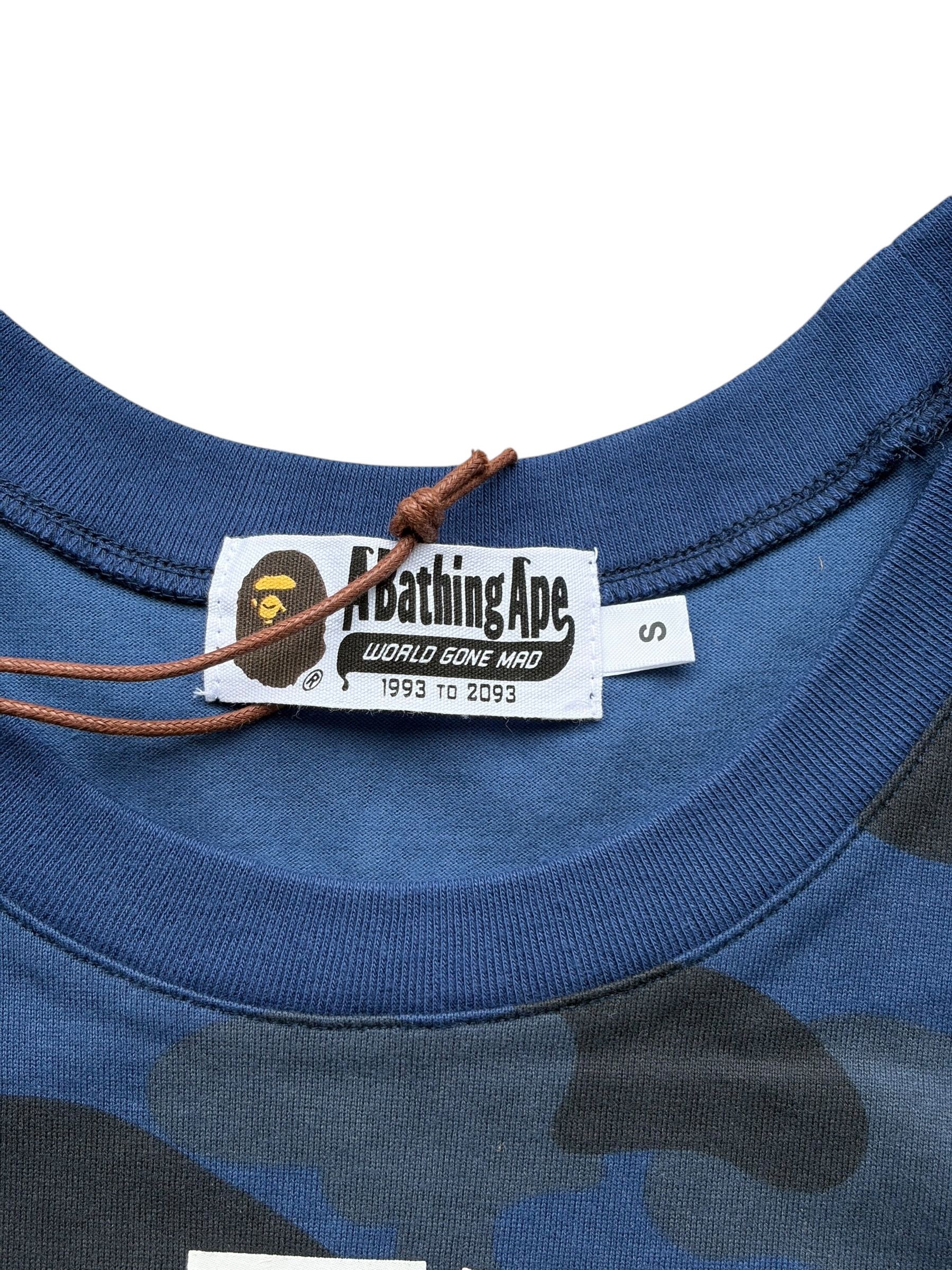 Bape Bape Blue Camo White College Logo Sleeveless Tank Top Size US S / EU 44-46 / 1 - 5 Thumbnail