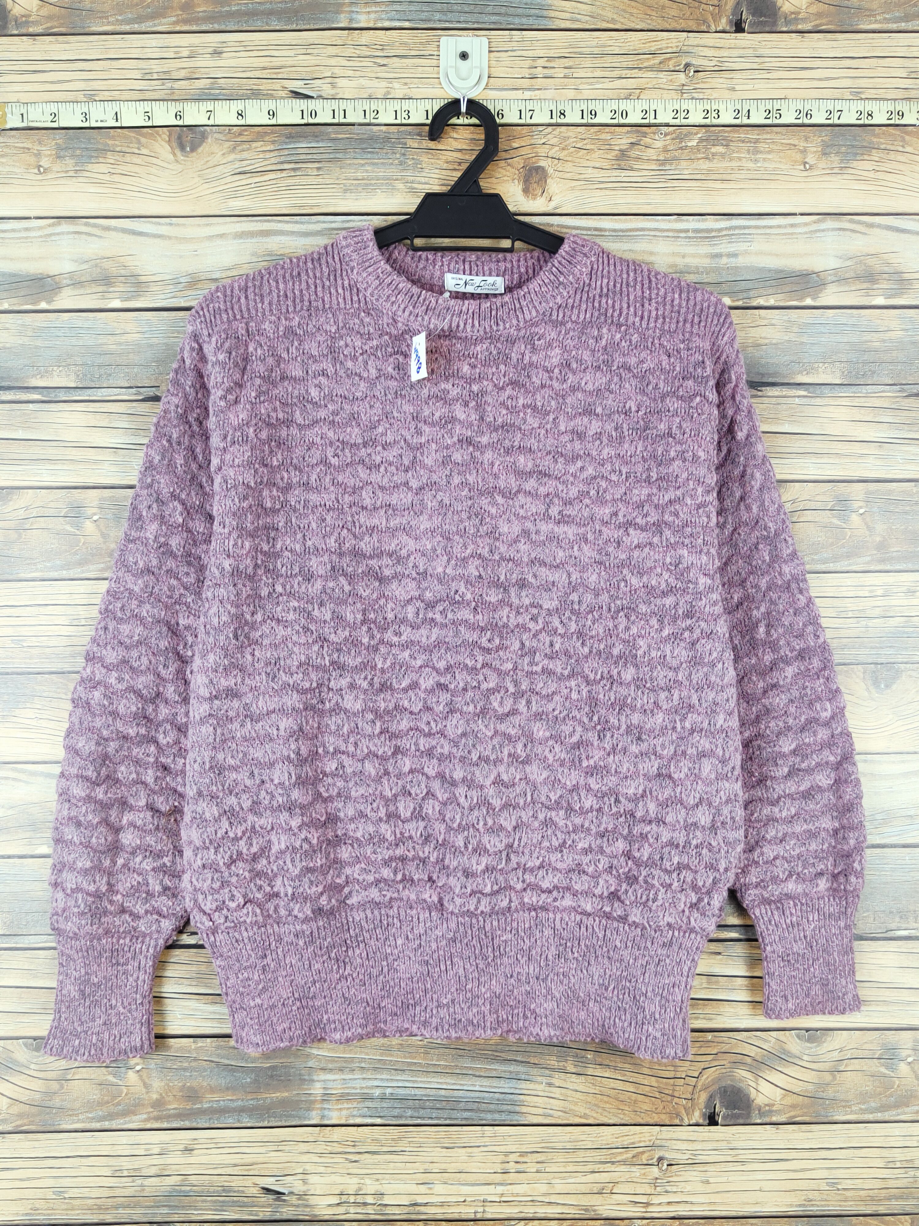 Aran Isles Knitwear × Japanese Brand × New Look New Look vintage Pink Knitwear Sweatshirts #W998 Size US M / EU 48-50 / 2 - 1 Thumbnail