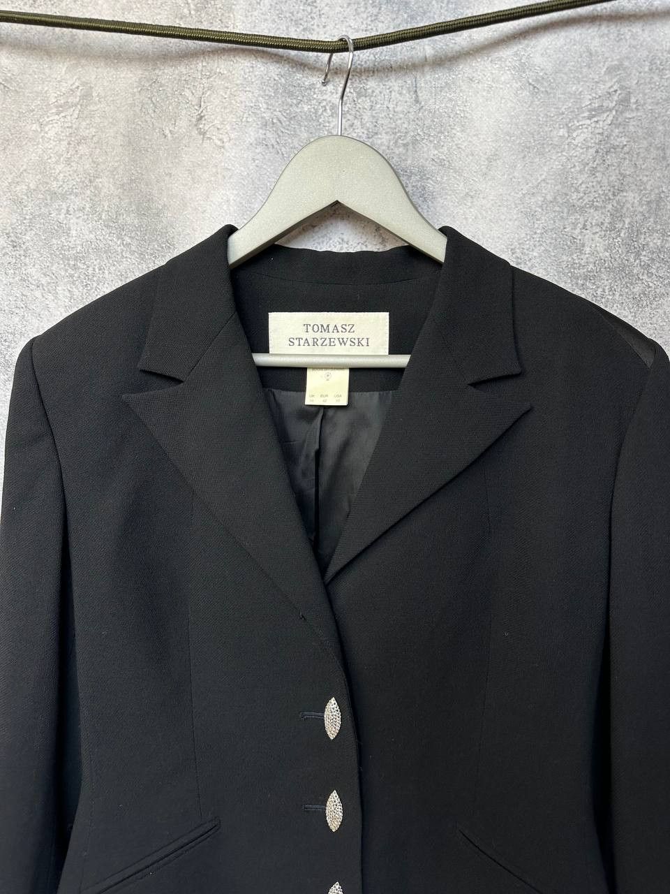 Other Tomasz Starzewski England Wool Tailored Blazer Embellished Size L / US 10 / IT 46 - 5 Thumbnail