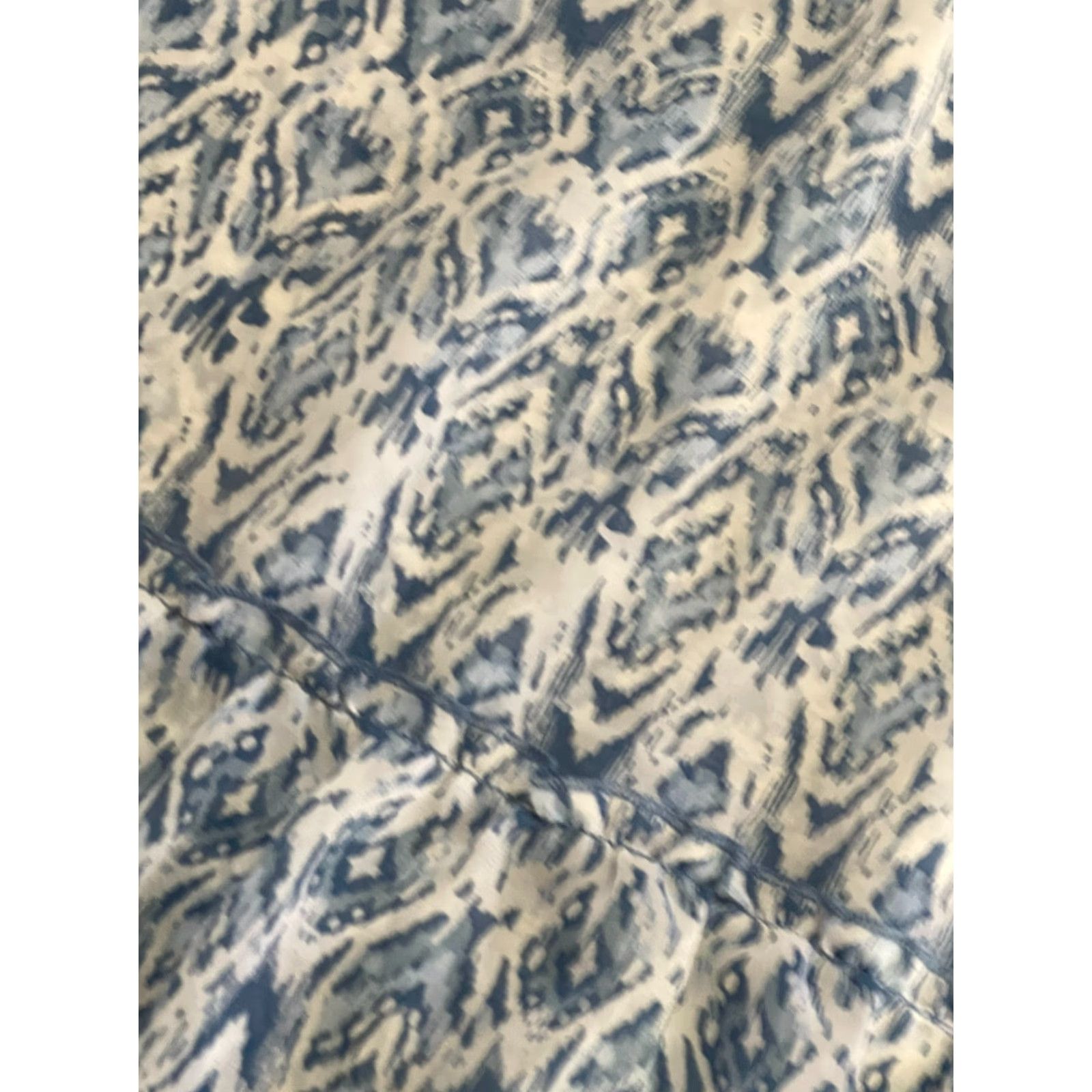 Faded Glory Faded Glory Dress Women XL Blue White Sleeveless Allover Print Casual Sundress Short Size 40" / US 18 - 5 Thumbnail
