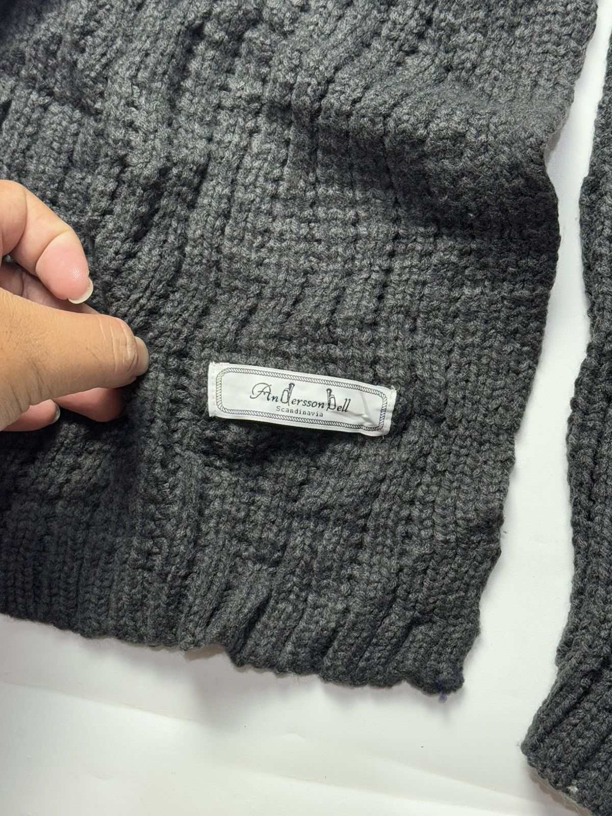 Andersson Bell × JW Anderson Andersson Bell Wool Cable Scraf Size ONE SIZE - 4 Thumbnail