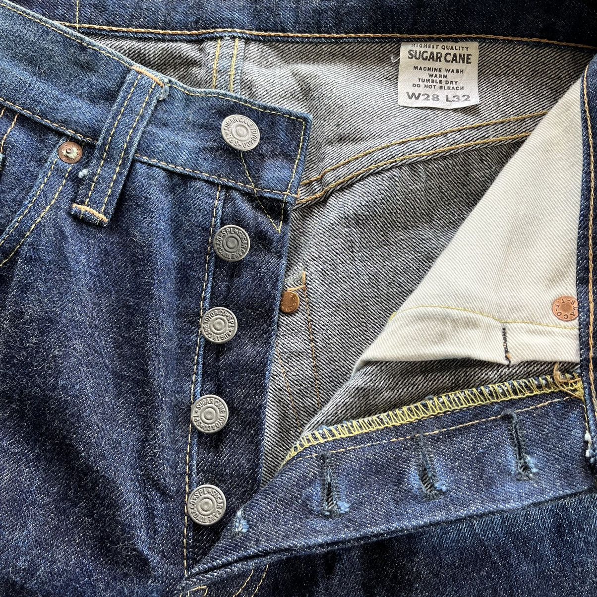 Japanese Brand × The Real McCoy's Vintage Sugar Cane 1947 Selvedge Denim Pants Size US 26 / EU 42 - 4 Thumbnail