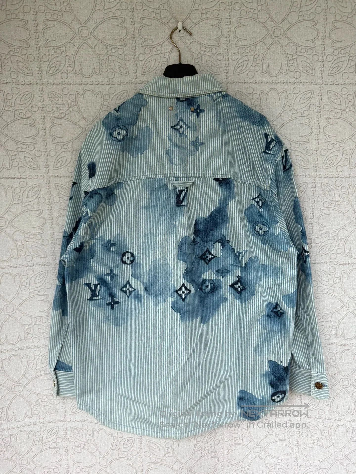Louis Vuitton louis vuitton water ink denim jacket size L. Size US L / EU 52-54 / 3 - 2 Thumbnail