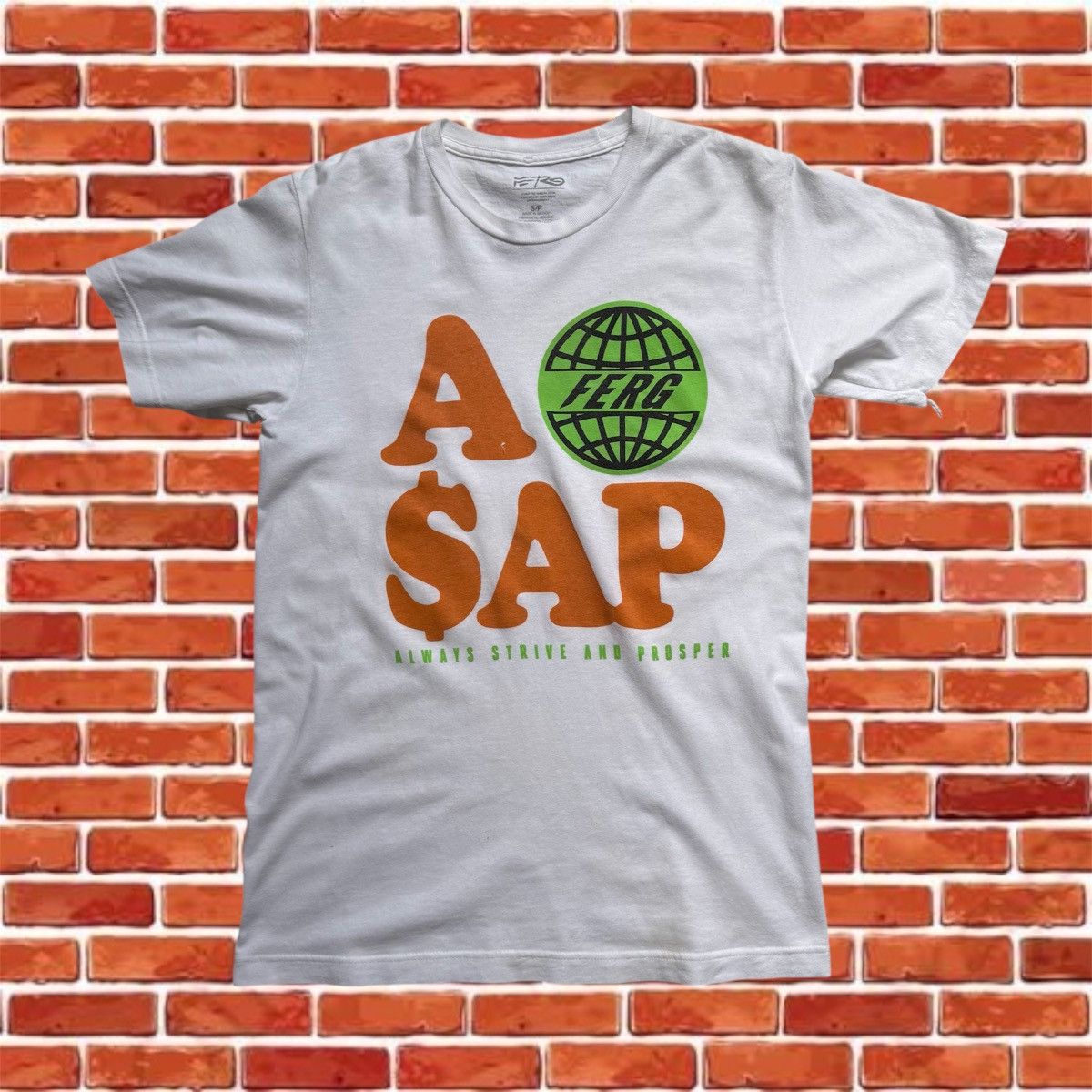 Rap Tees A$AP Ferg Strive And Prosper T-Shirt Size US S / EU 44-46 / 1 - 1 Thumbnail