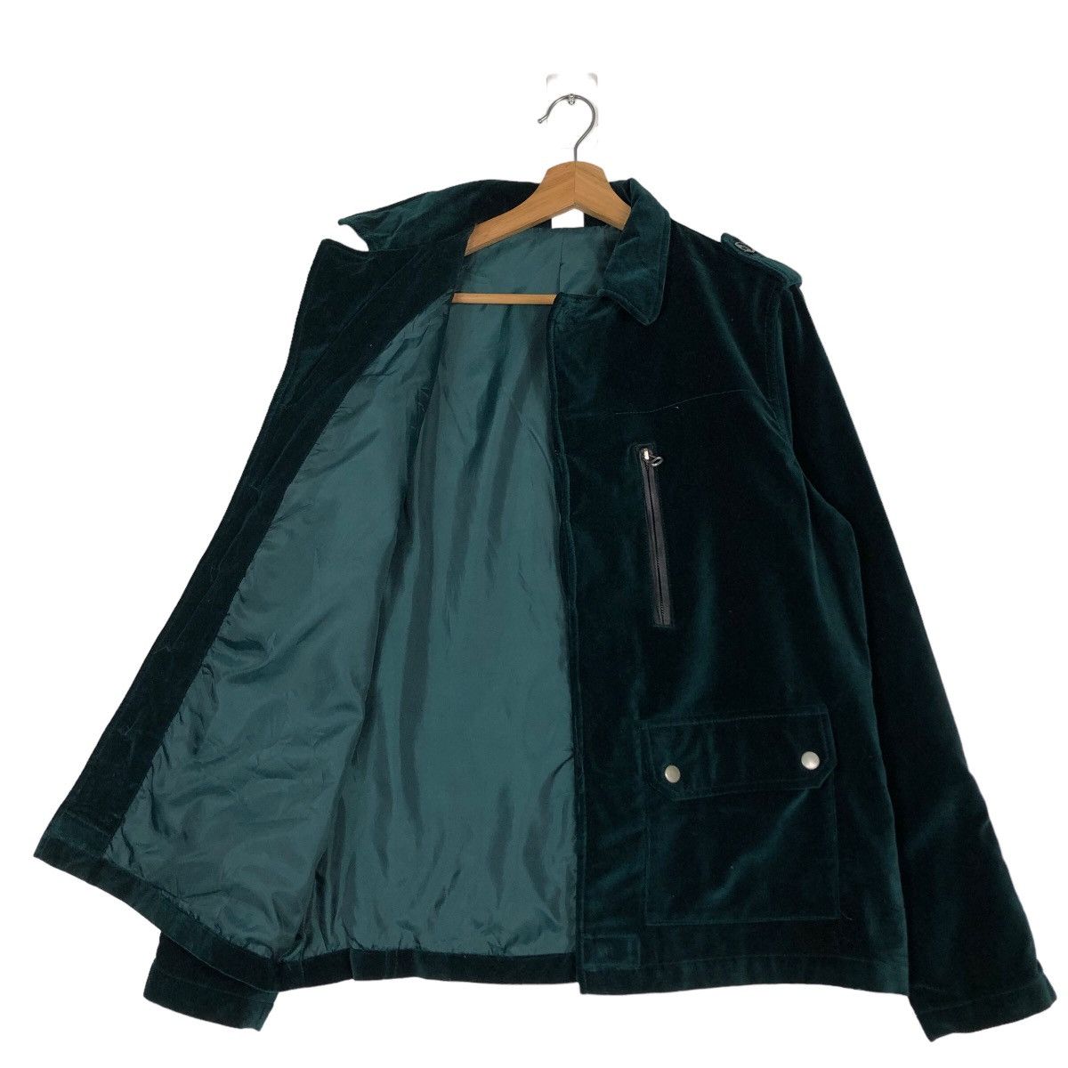 Issey Miyake 🔥Biker Jacket Velvet Rare Pocket Phono Japan Issey Miyake Size US M / EU 48-50 / 2 - 11 Thumbnail