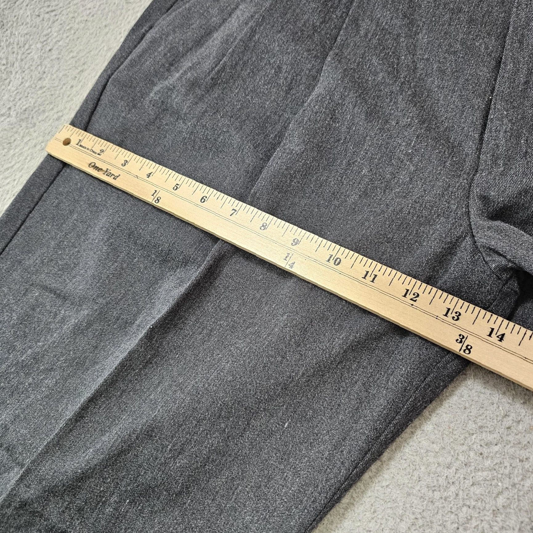 Dockers Dockers Pants Mens 38x30 Gray Sueded Heather Pleated Relaxed Fit Size US 38 / EU 54 - 6 Thumbnail