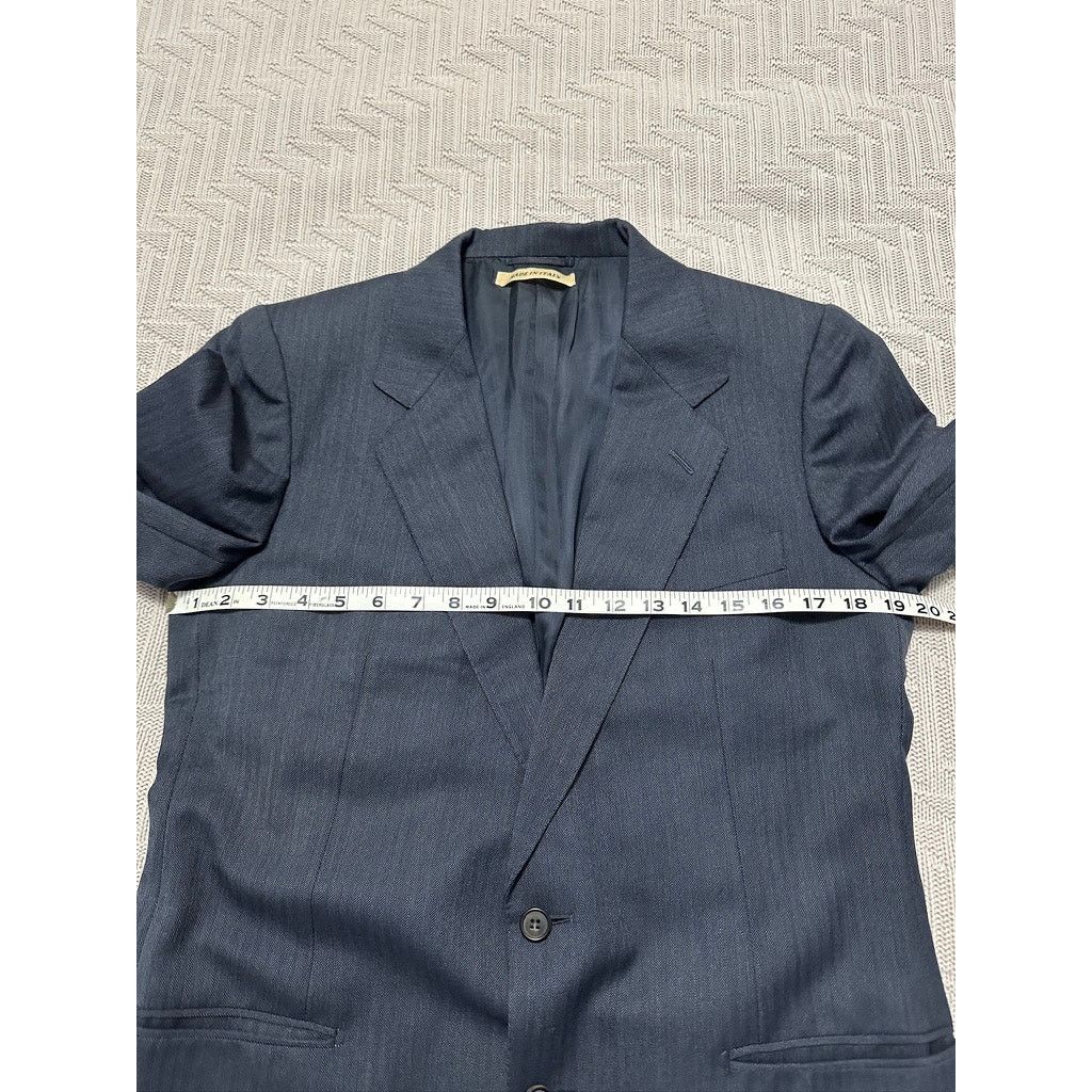 Bruno Piattelli Bruno Piattelli for Barney's navy cashmere wool suit Size 40R - 9 Thumbnail