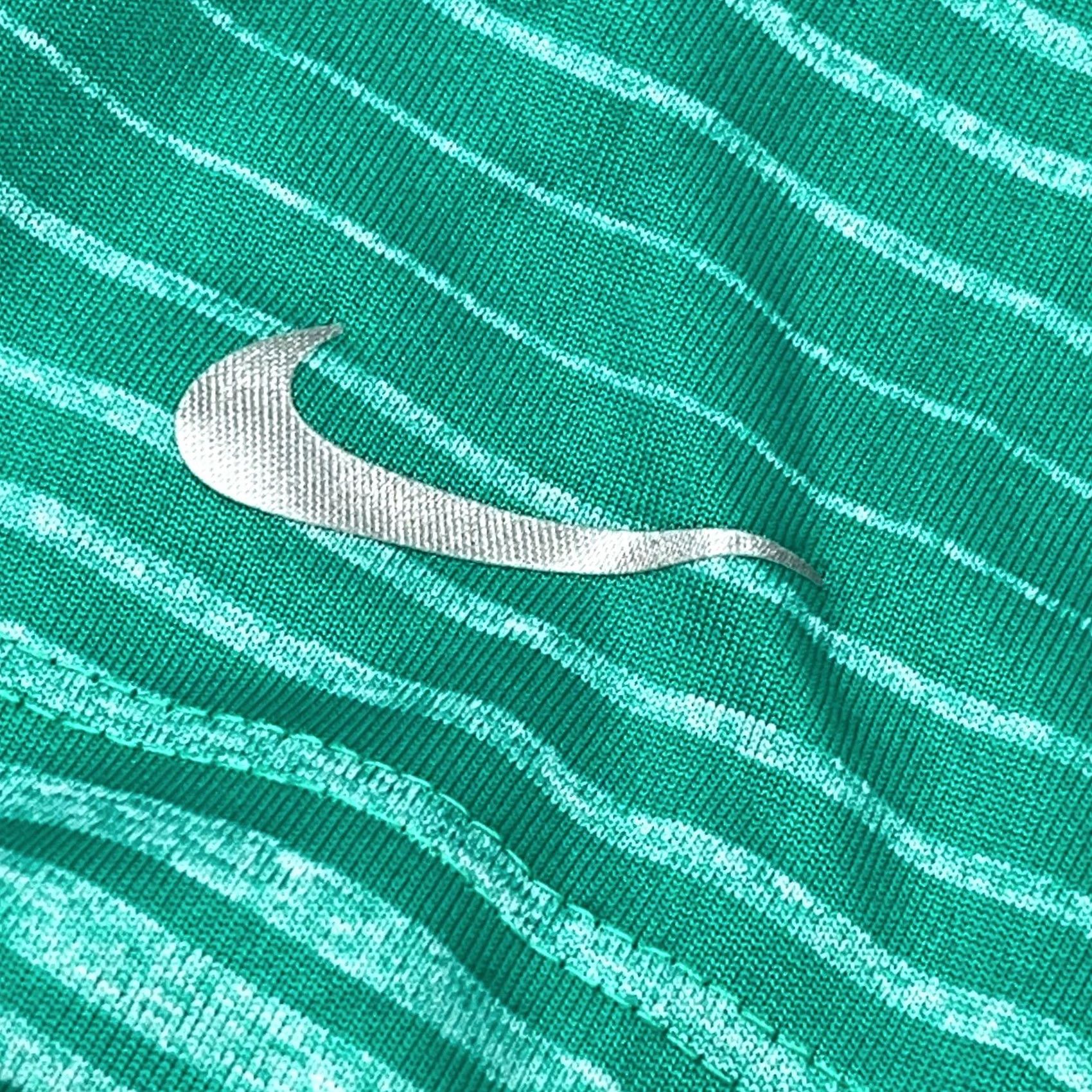 Nike Nike Polo Shirt Men XL Green Striped Dri-Fit Tour Performance Golf Casual Activewear Logo Shirt Size US XL / EU 56 / 4 - 3 Thumbnail