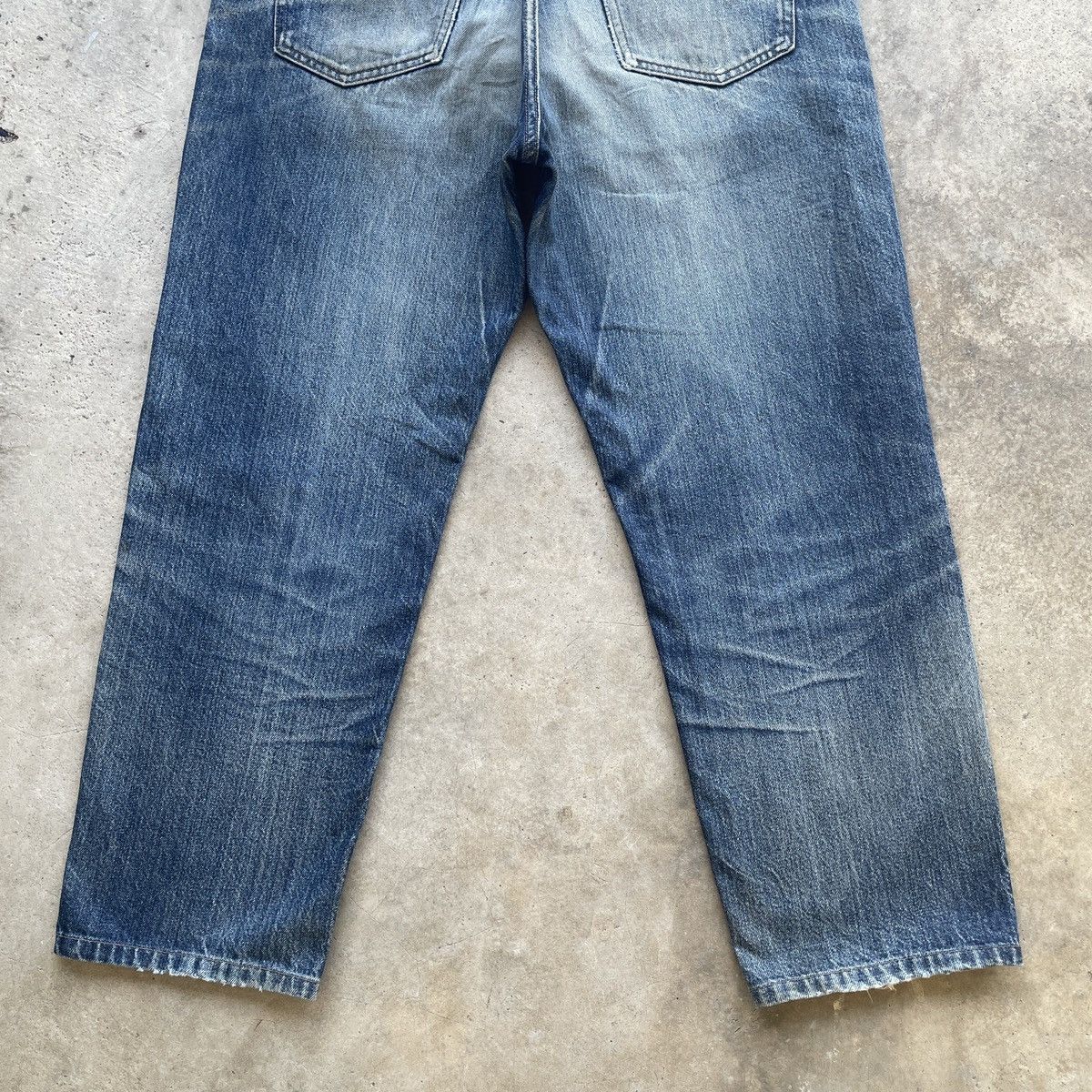 Japanese Brand Vintage Japanese Stonewashed Faded Distressed Jeans Pants Size US 33 - 9 Thumbnail