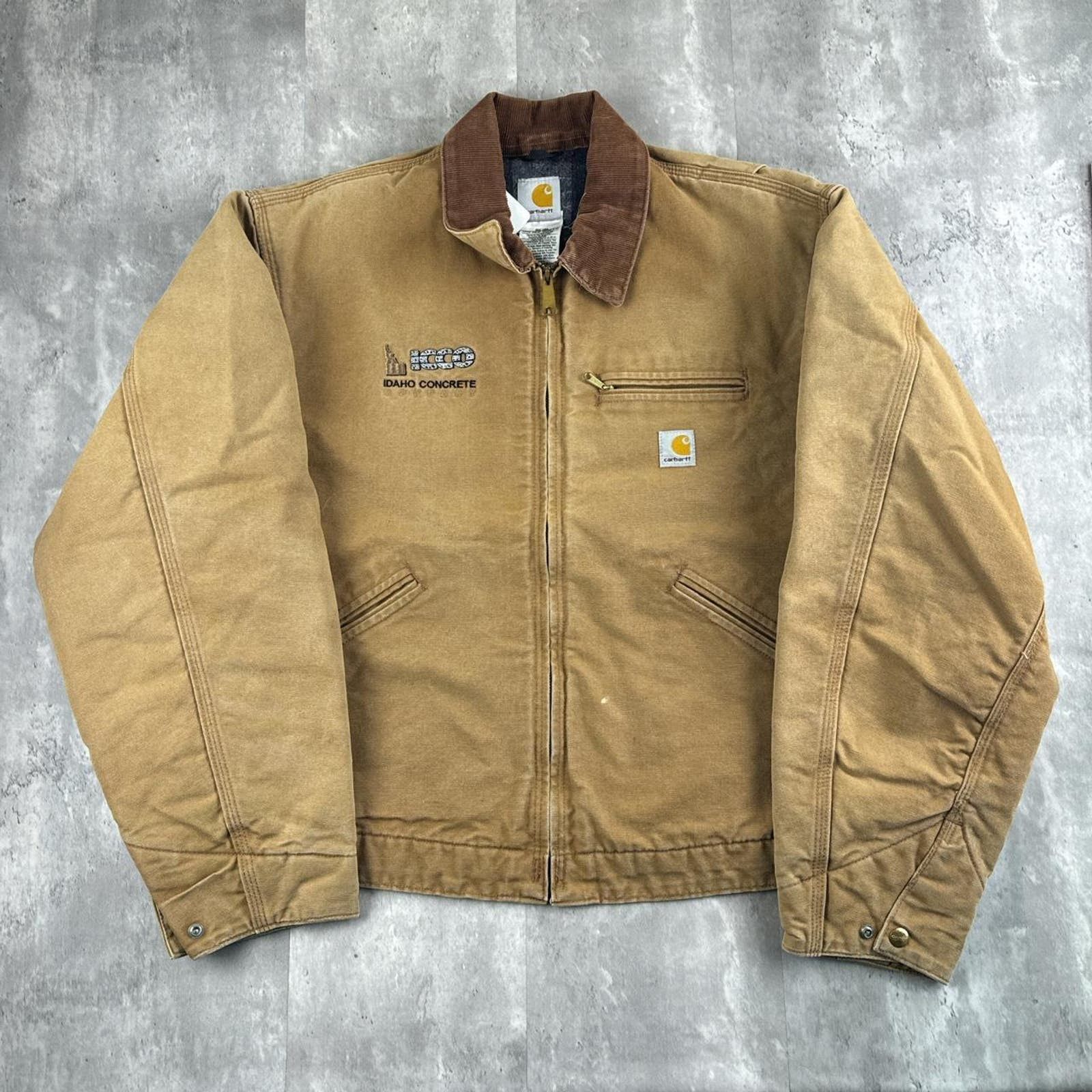 image of Vintage Y2K Carhartt Detroit Tan, Men's (Size XL)