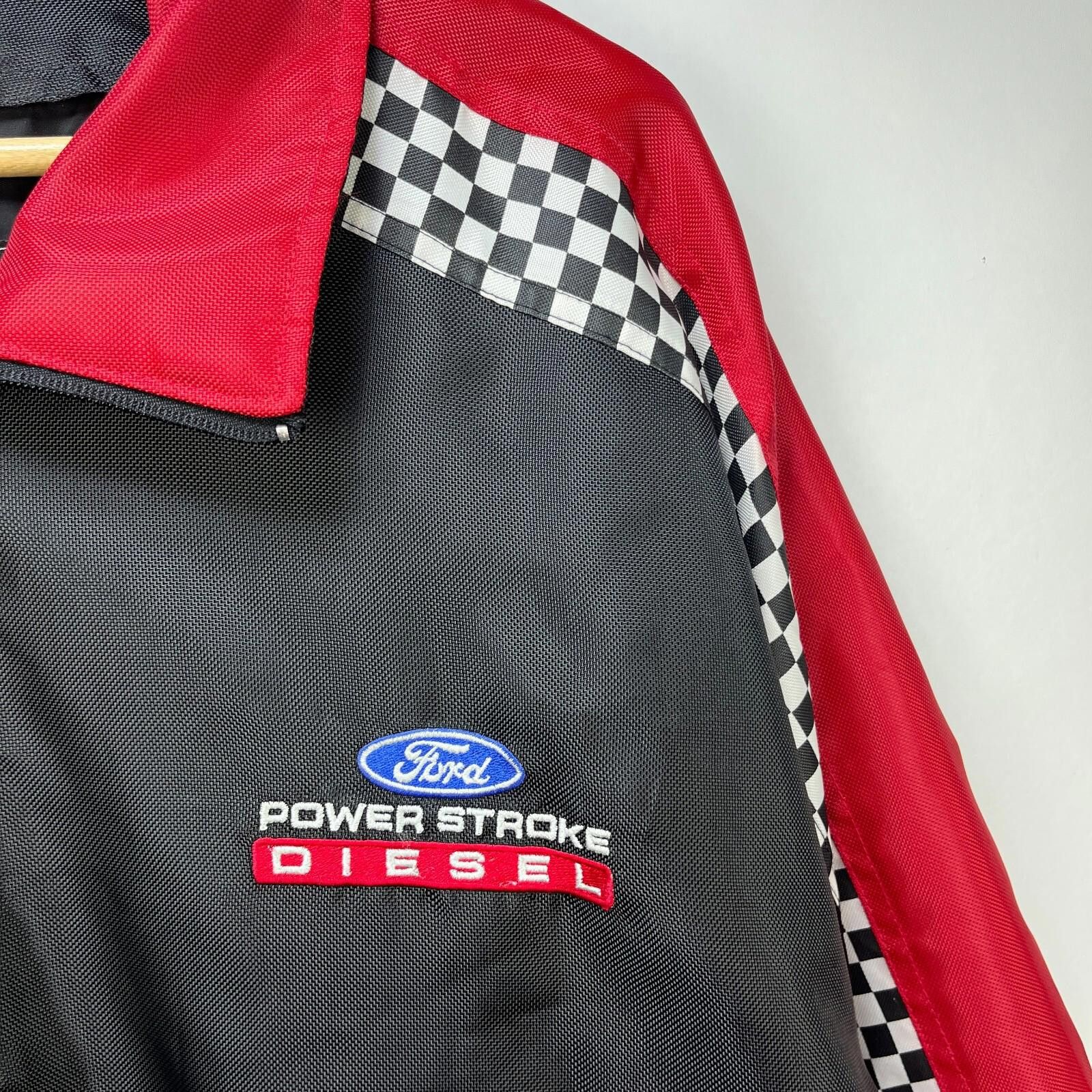 Diesel Vintage 90s Ford Power stroke Diesel Racing Jacket XL Size US XL / EU 56 / 4 - 6 Thumbnail
