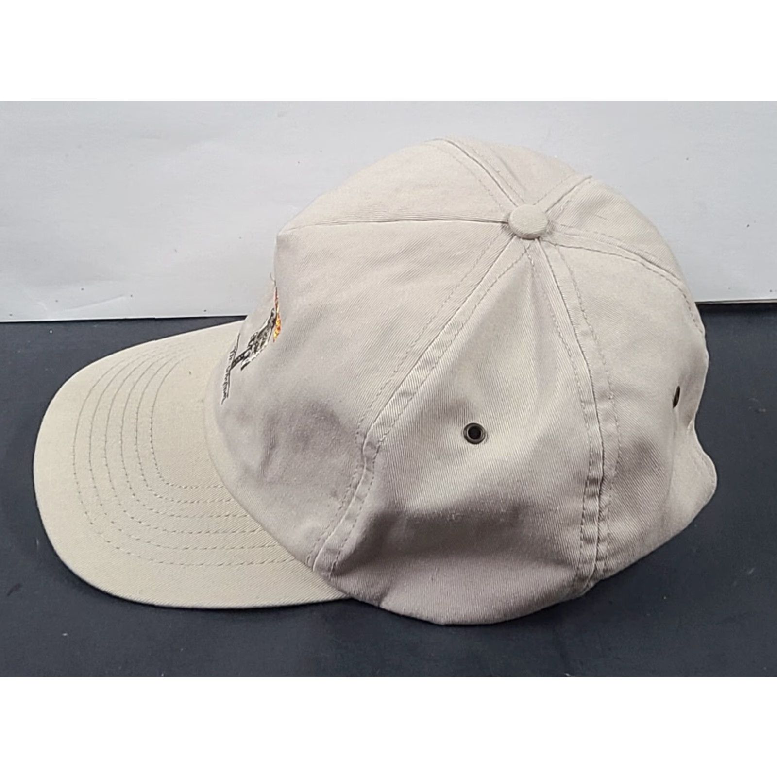Vintage VINTAGE Swingster USA Dekalb Seed Strapback Cap Farmer Hat Roundup Ready Corn Men Adjustable Beige Cotton Patch 90s USA Farmer Trucker Hat Size ONE SIZE - 3 Thumbnail