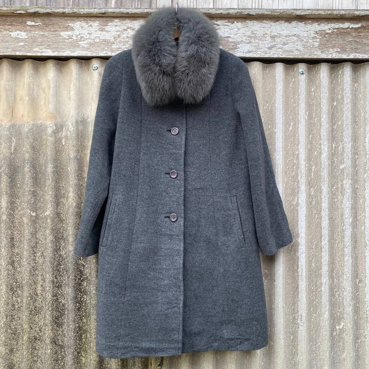 If Six Was Nine × Vintage Vintage Souvenir Fur Wool Coat Jacket Size M / US 6-8 / IT 42-44 - 1 Thumbnail