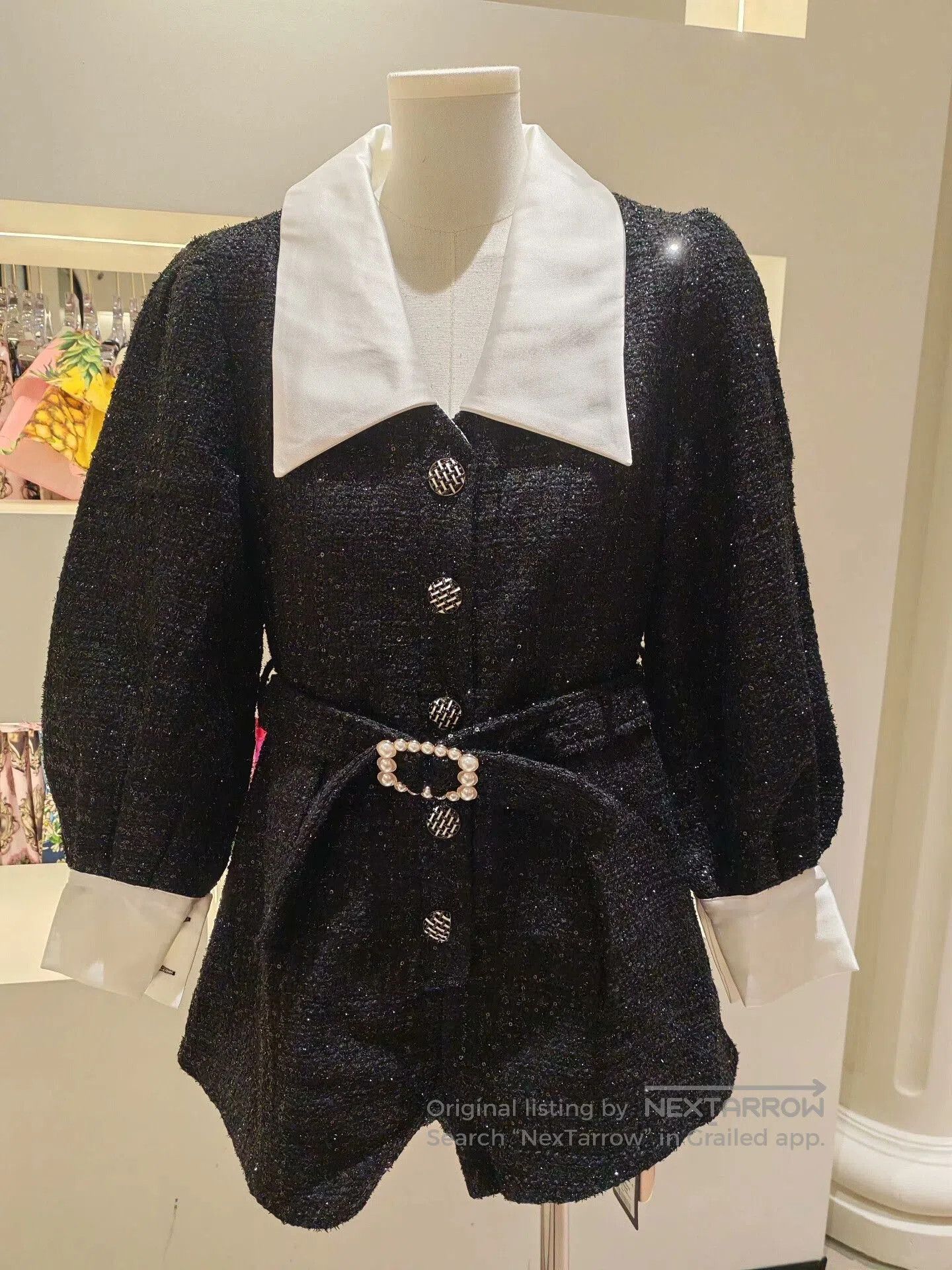 Other ISTYNI Black Tweed Jumpsuit. Size 35" - 1 Thumbnail