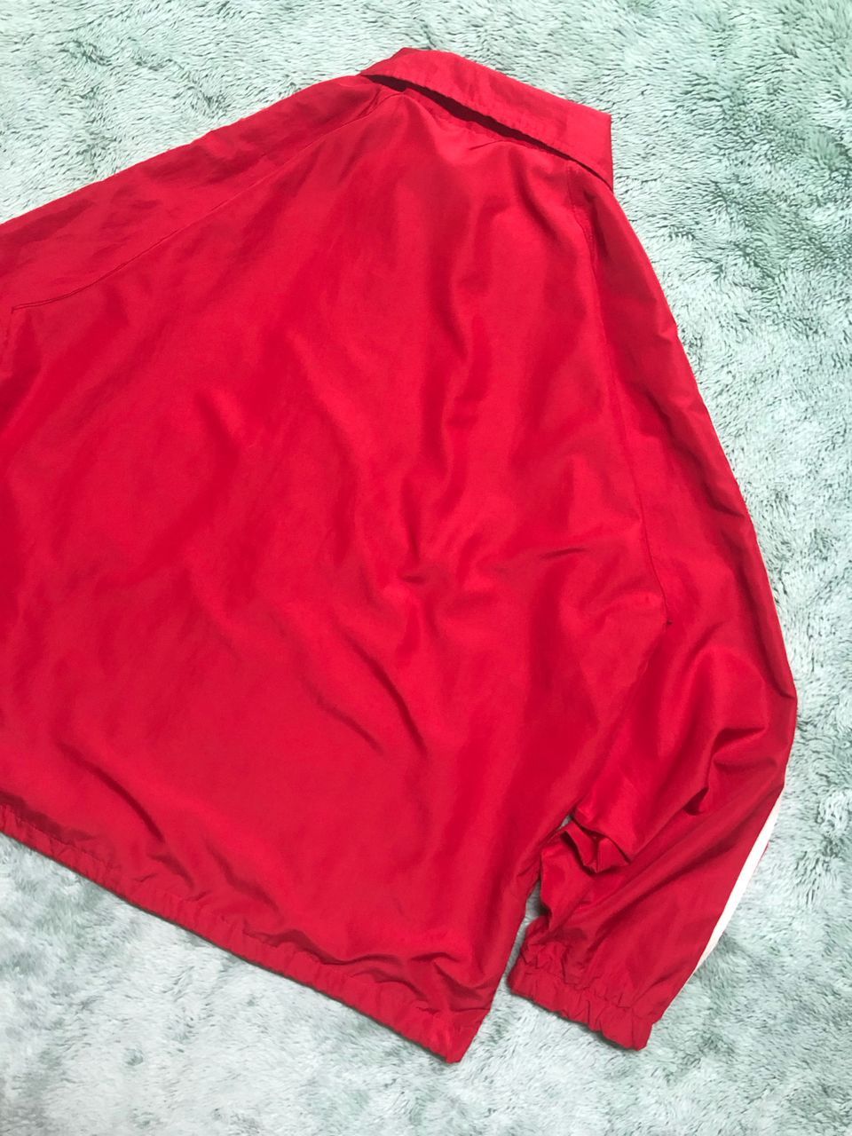 Stussy VINTAGE STUSSY SPORT RED WINDBREAKER LIGHT JACKET Size US L / EU 52-54 / 3 - 7 Thumbnail