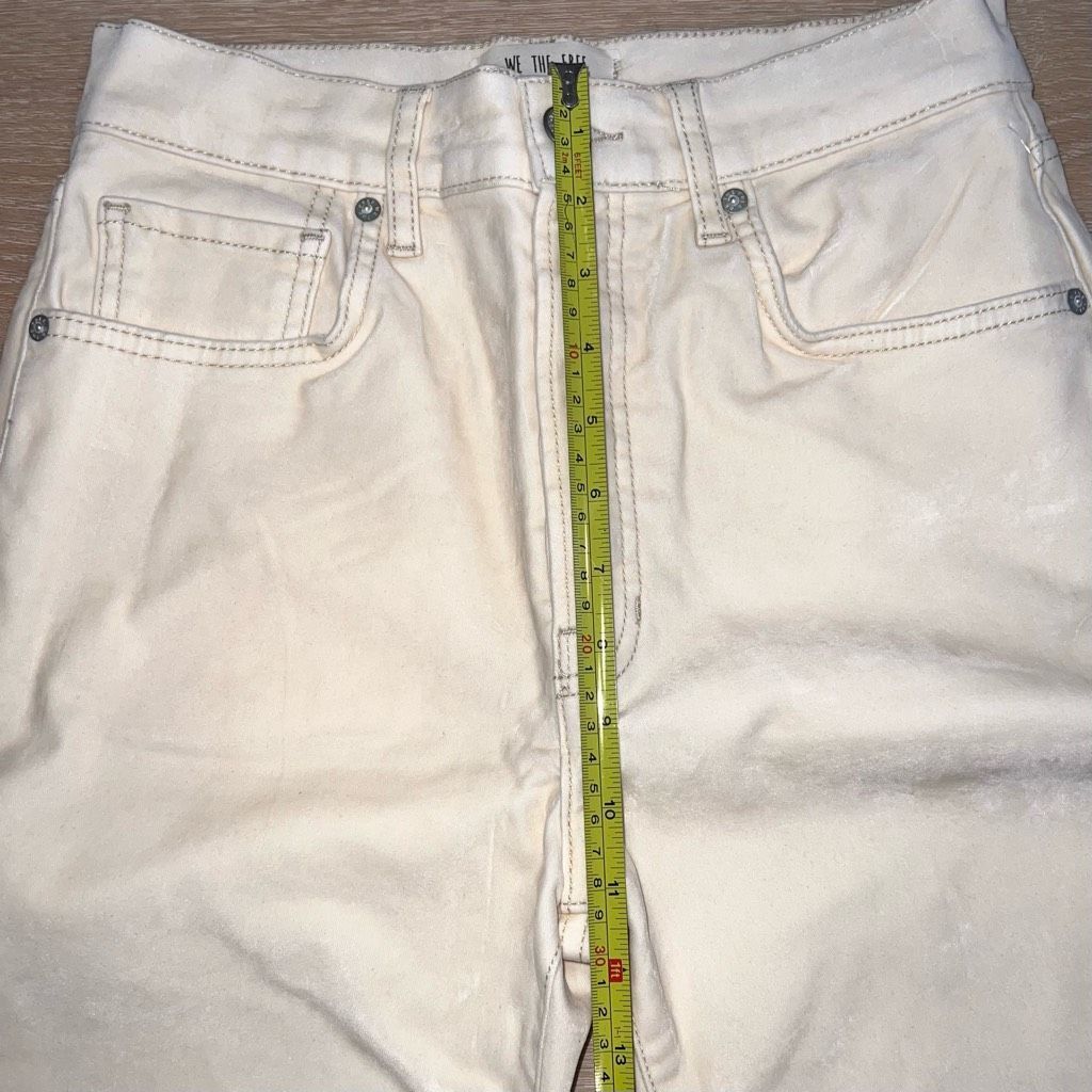Free People Free People x We the Free, Pearl Velvet Skinny Pants, Raw An Size 27" / US 4 / IT 40 - 11 Thumbnail