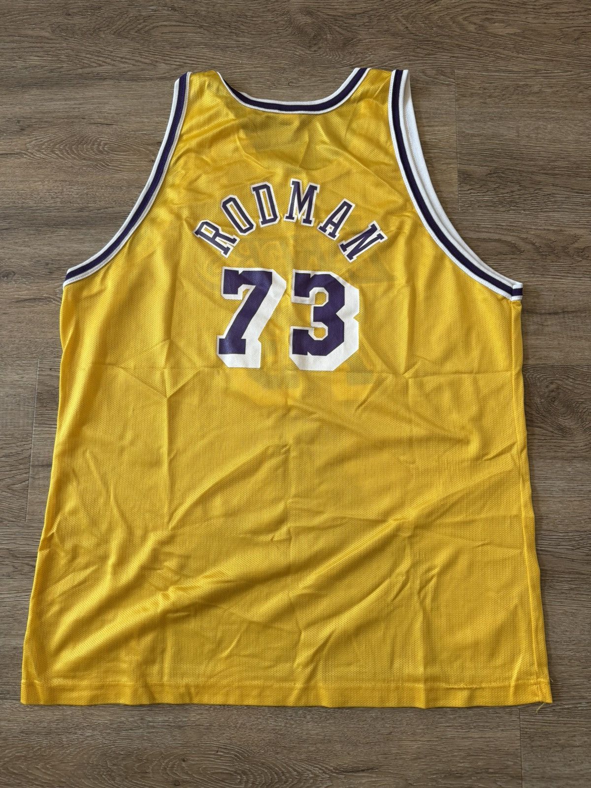 Champion Dennis Rodman Lakers Champion Jersey Size 52 Size US XXL / EU 58 / 5 - 2 Thumbnail