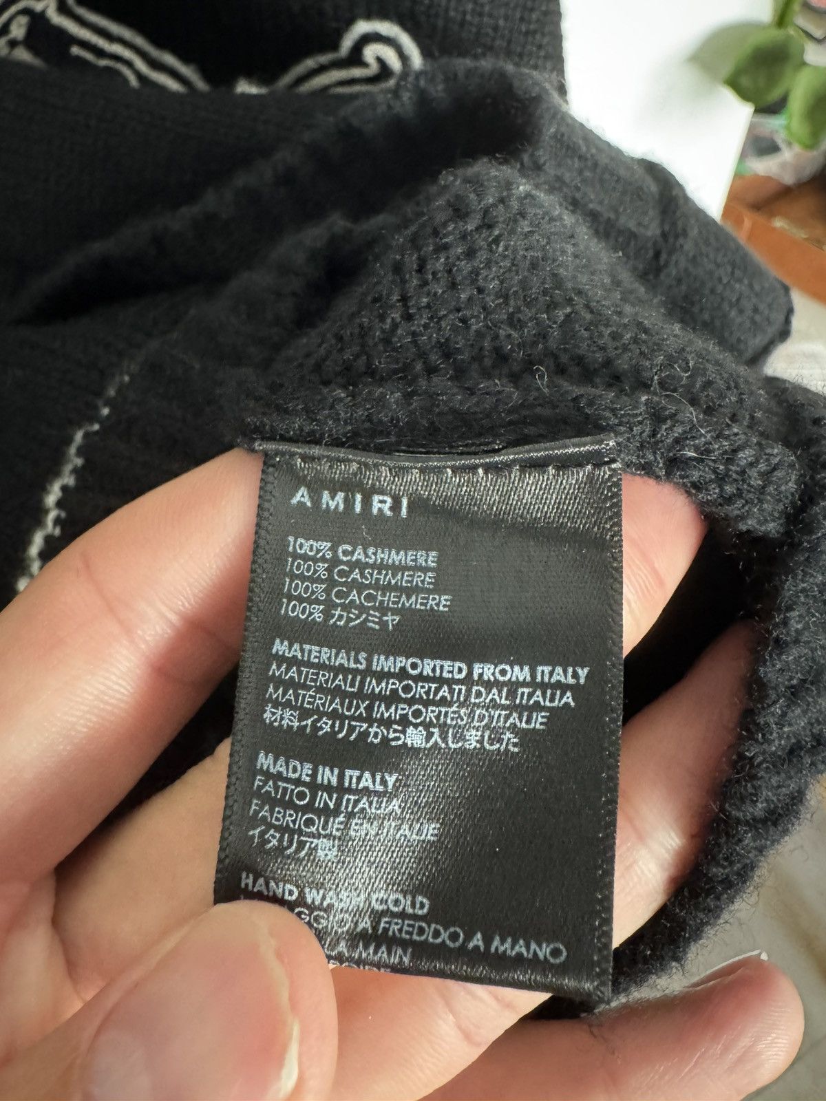 Amiri Cashmere Patchwork Varsity Cardigan Size US XXL / EU 58 / 5 - 5 Thumbnail