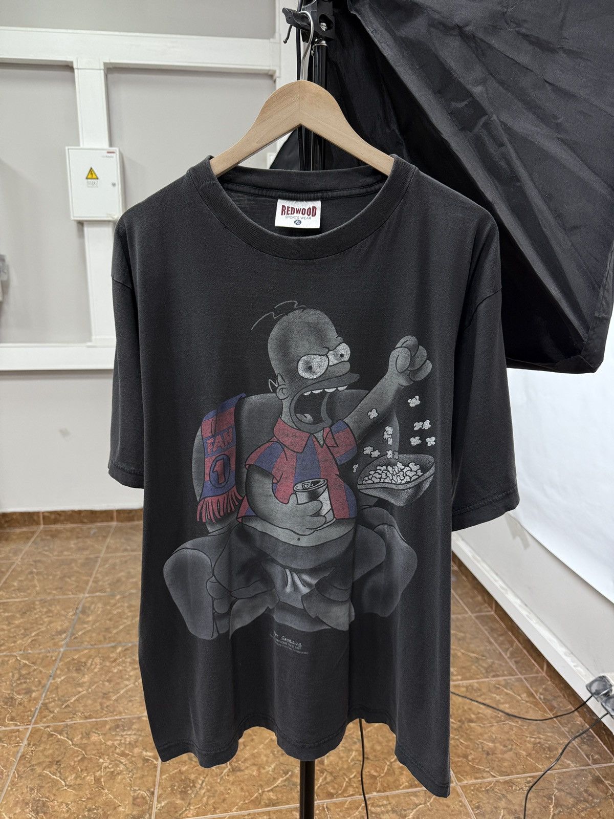 🇺🇸Vintage 1997 The Simpsons Fan Homer Matt Groening Barcelona