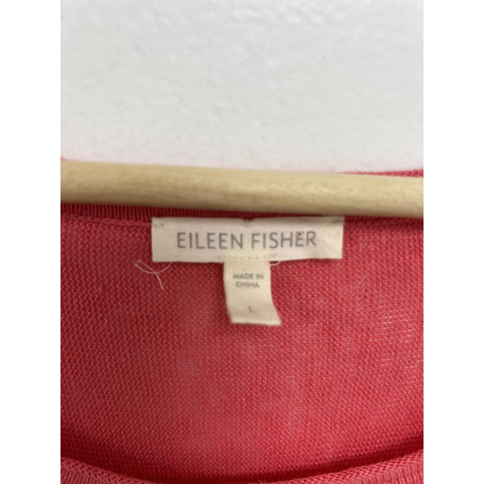 Eileen Fisher EILEEN FISHER Sweater Linen Fine Gauge 3/4 Sleeve L A001416 Size L / US 10 / IT 46 - 4 Thumbnail