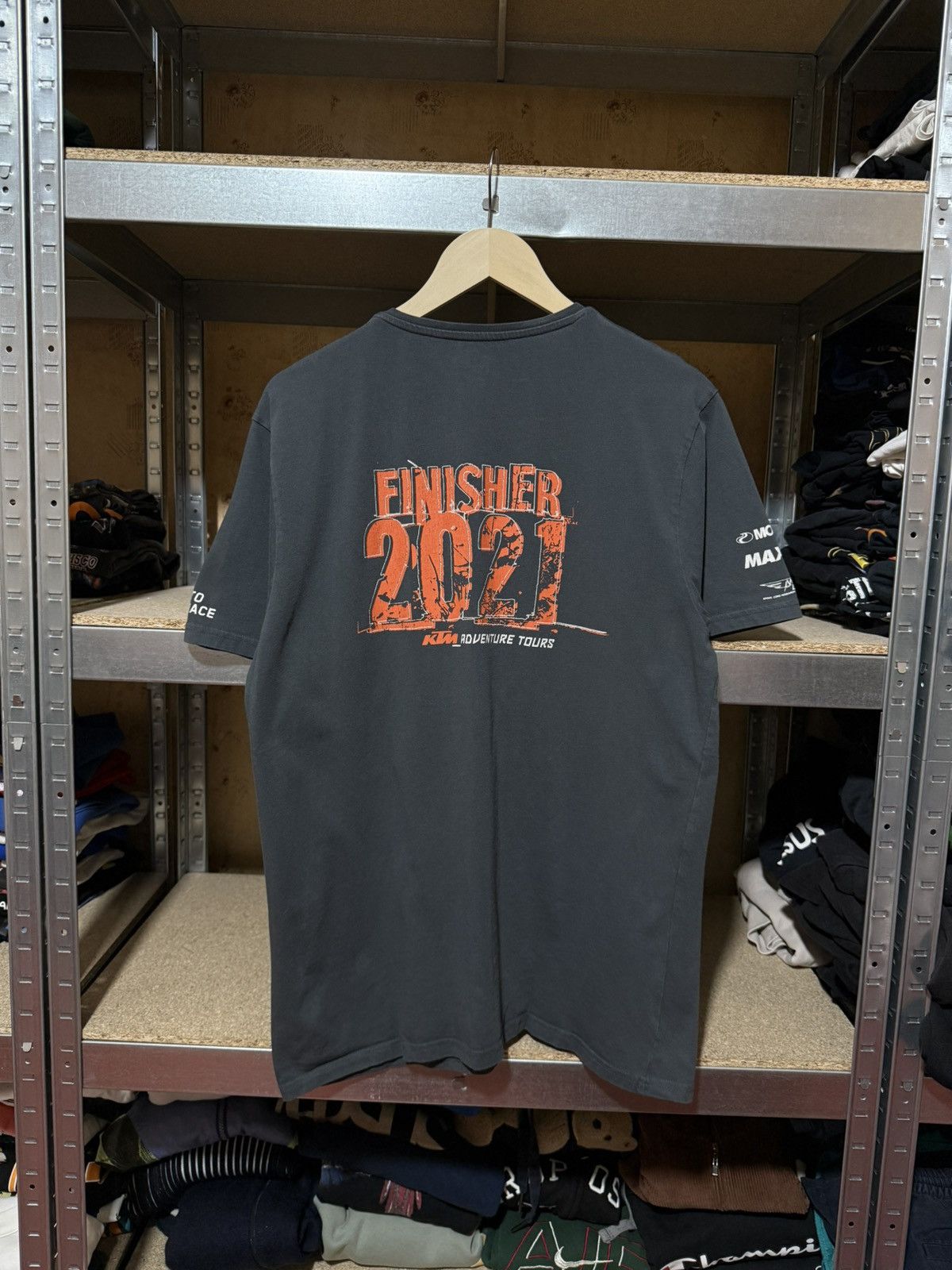 Vintage Vintage Ride KTM Adventure Tours 2021 Moro Racing T-Shirt Size US XL / EU 56 / 4 - 2 Thumbnail