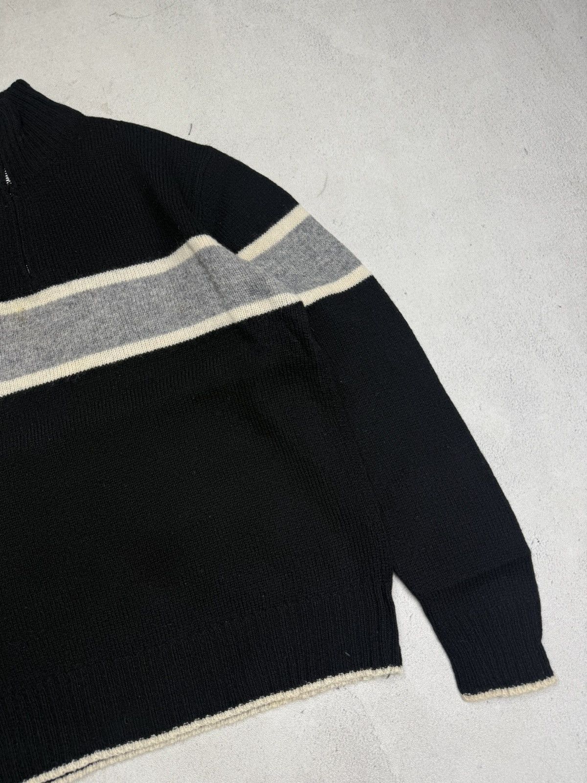 Gap Vintage GAP Wool Knit Half Zip Sweater Cardigan Size US L / EU 52-54 / 3 - 3 Thumbnail