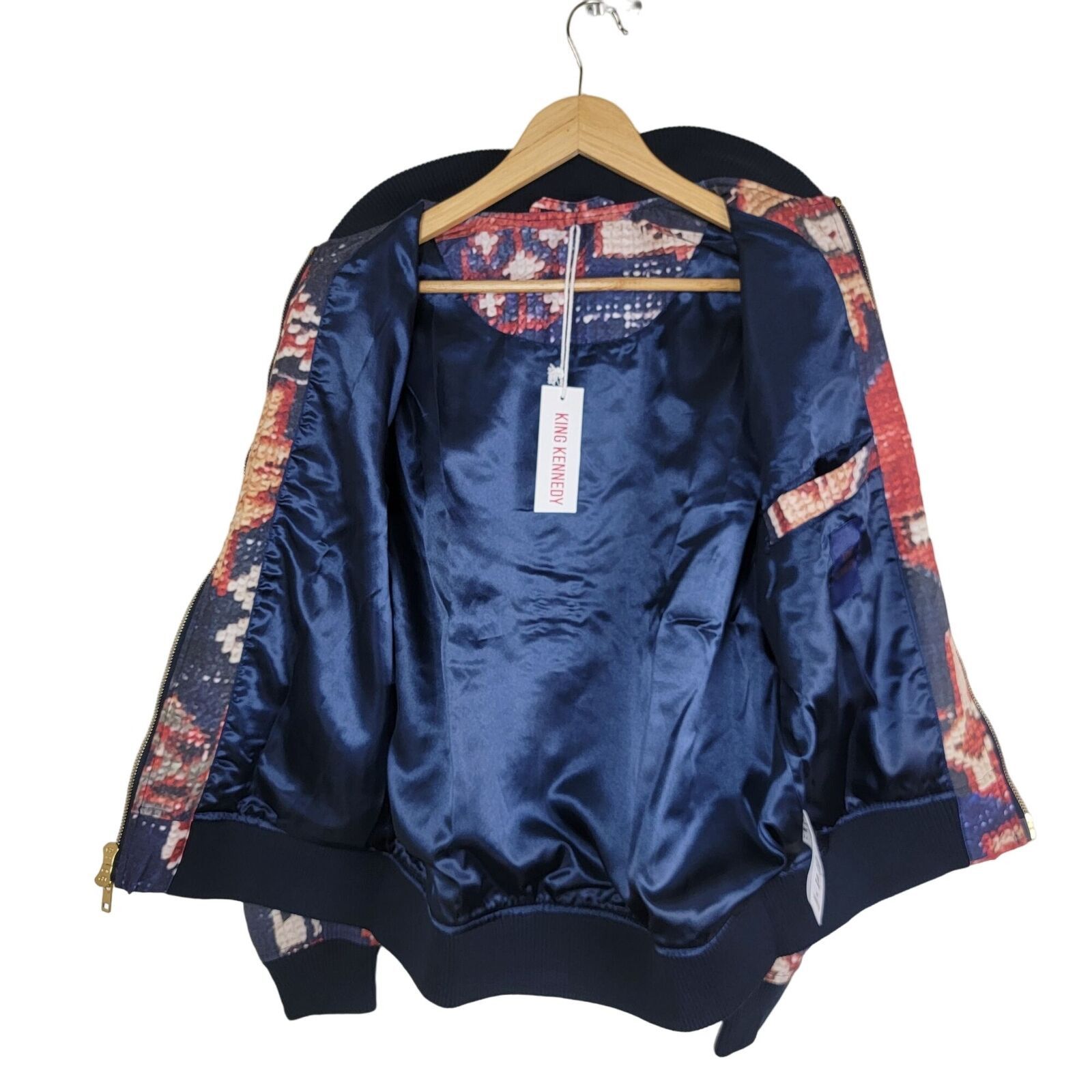 Todd Snyder Todd Snyder x King Kennedy Rugs Printed Shell Bomber Jacket Size US S / EU 44-46 / 1 - 3 Thumbnail